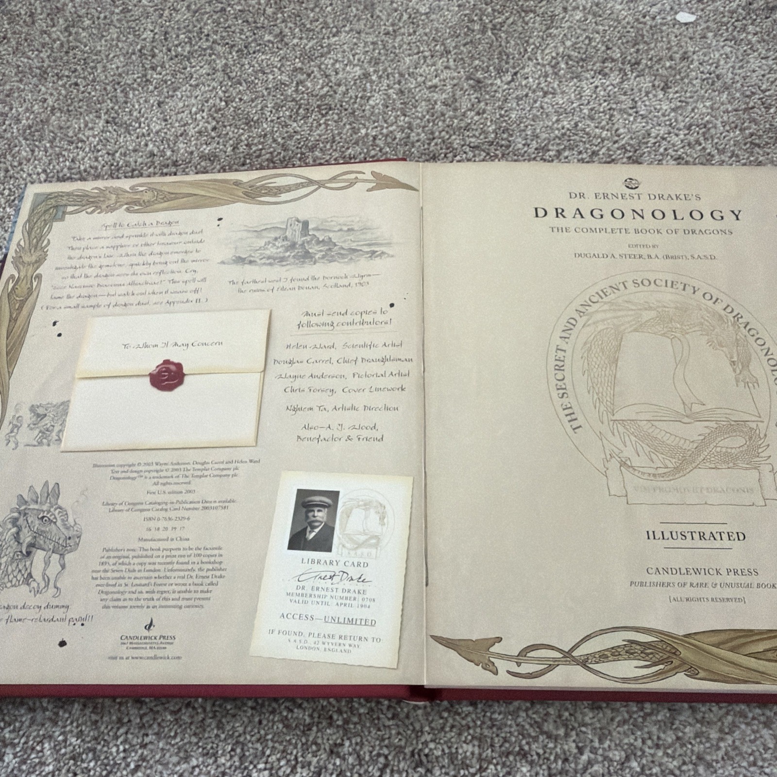 Ologies Ser.: Dragonology : The Complete Book of Dragons by Ernest Drake (2003,