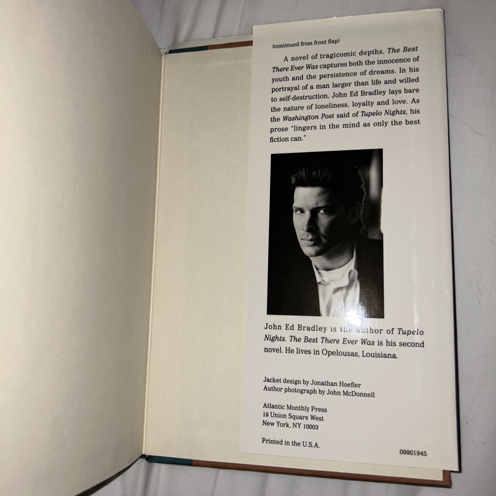 Best There Ever Was by John E. Bradley (1990, First Edition/Printing HC/DJ) F20