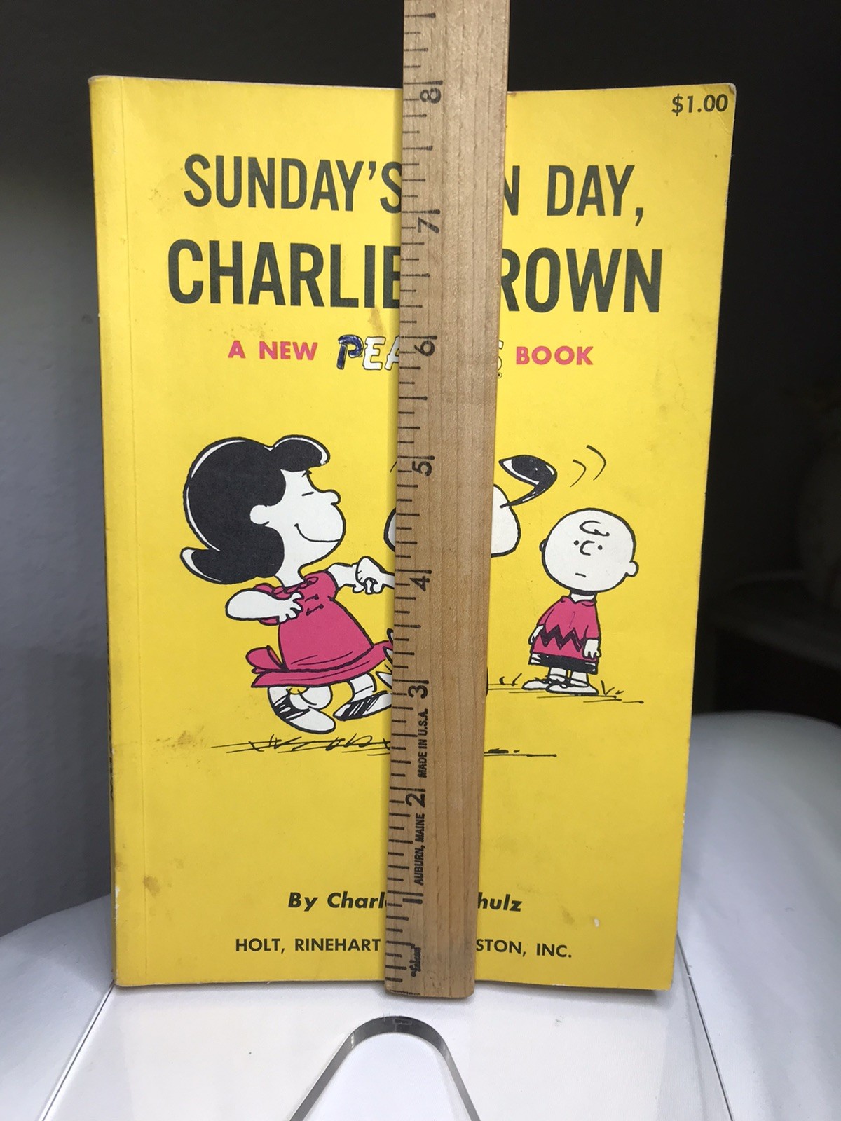 Vtg Charles Schulz Peanuts Paperback Comic Books Lot Of 2 ~ Charlie Brown