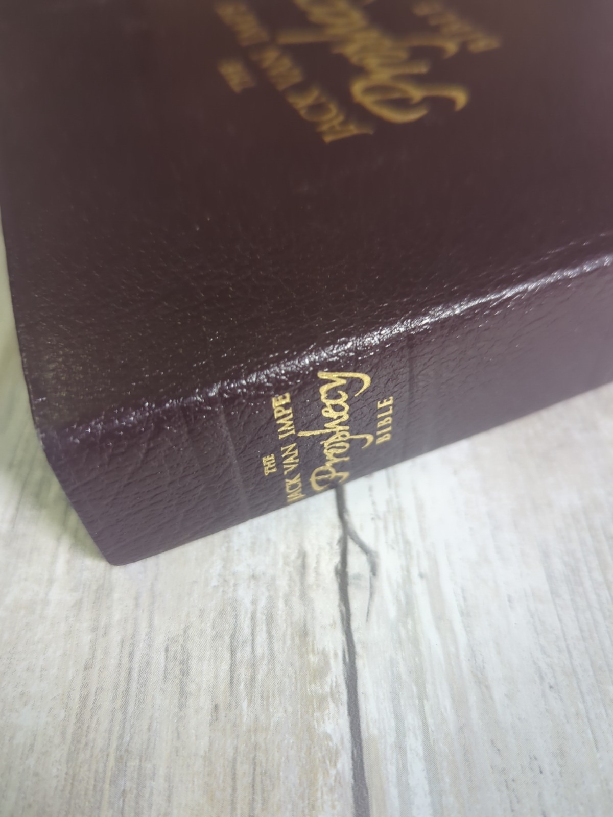 KJV The Jack Van Impe PROPHECY BIBLE Red Letter Limited Special Edition Leather