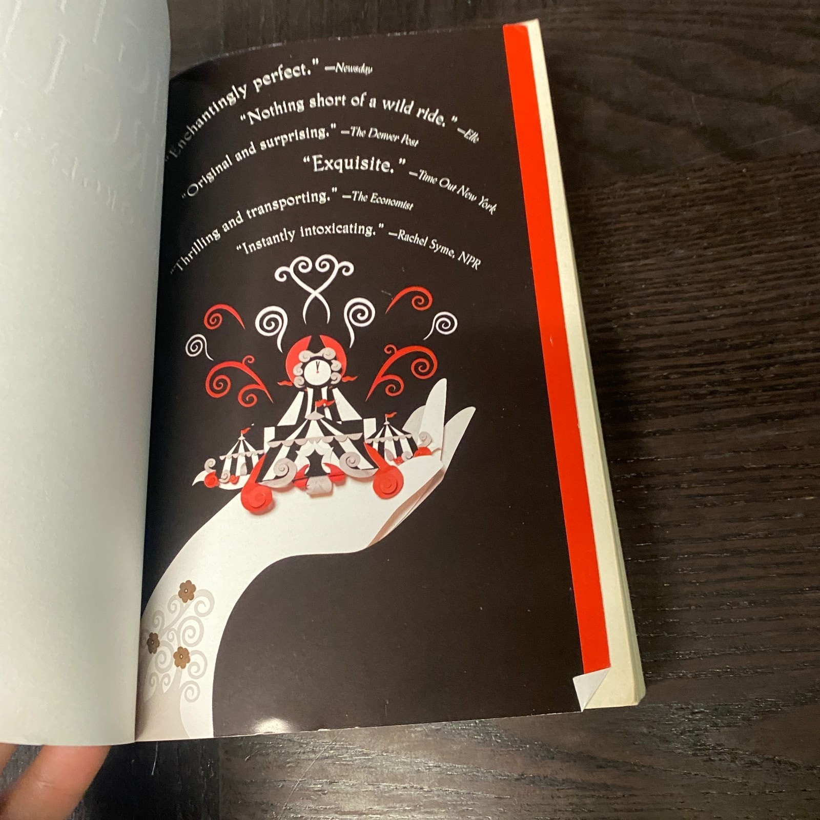 Night Circus : A Novel by Erin Morgenstern (2012, Trade Paperback)