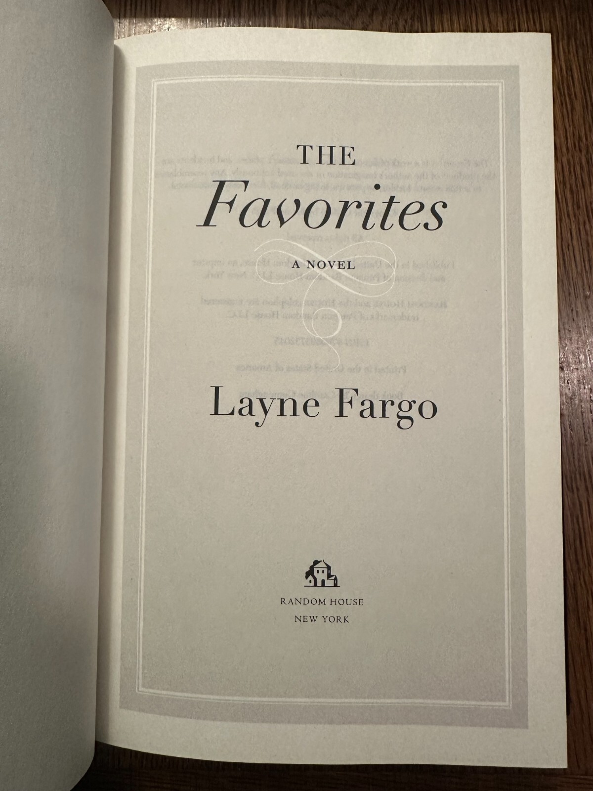 The Favorites: A Novel by Layne Fargo (2025, Hardcover) SKATING ROMANCE LIKE NEW