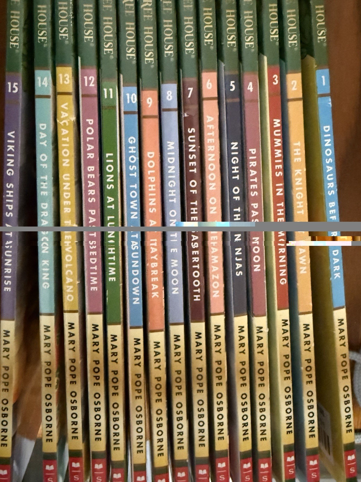 Magic Tree House Books 1-15 Set by Mary Pope Osborne