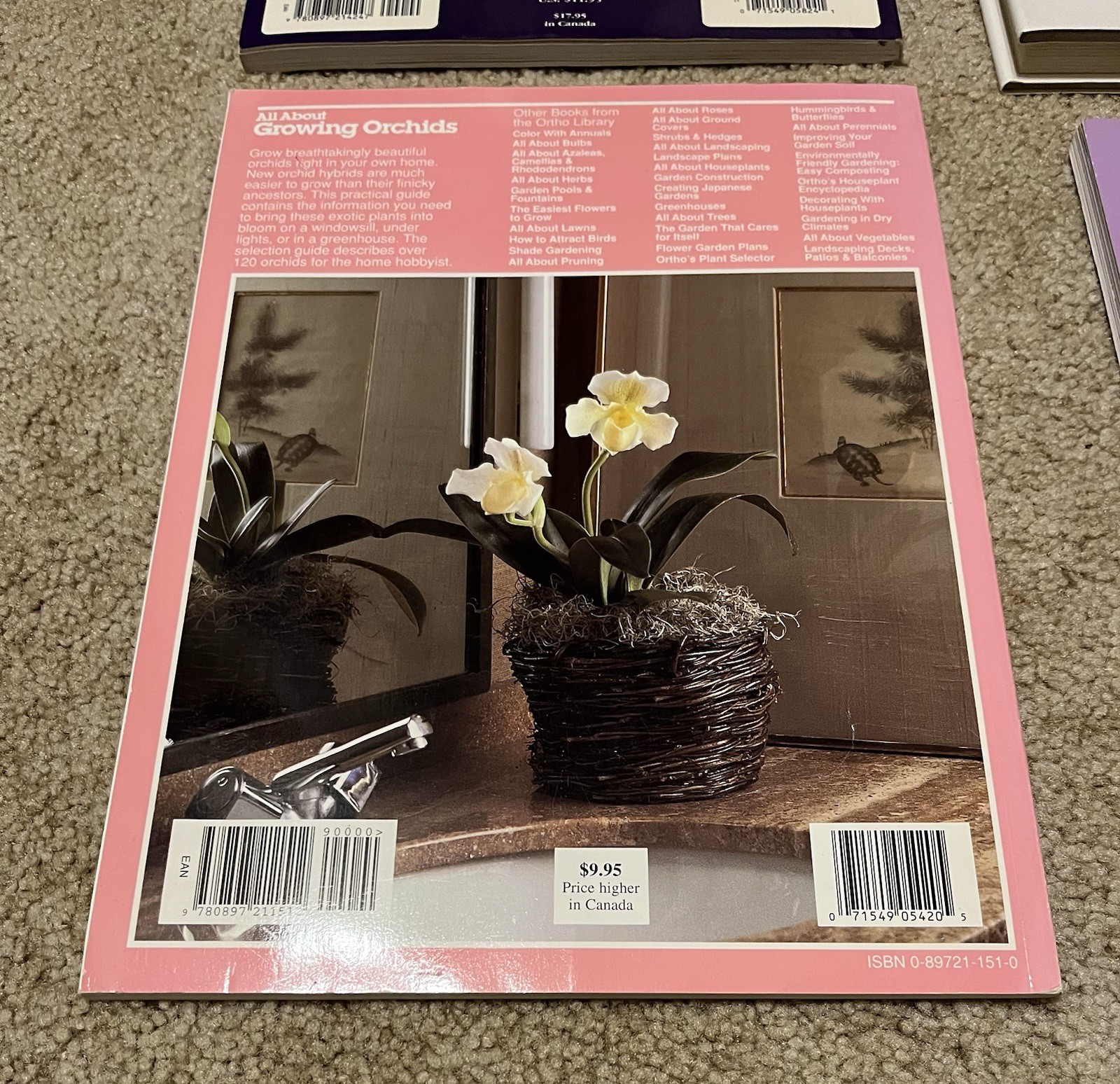 All About Growing ORCHID Flowers Garden Expert Guide Book Illustrated Lot x6 VG