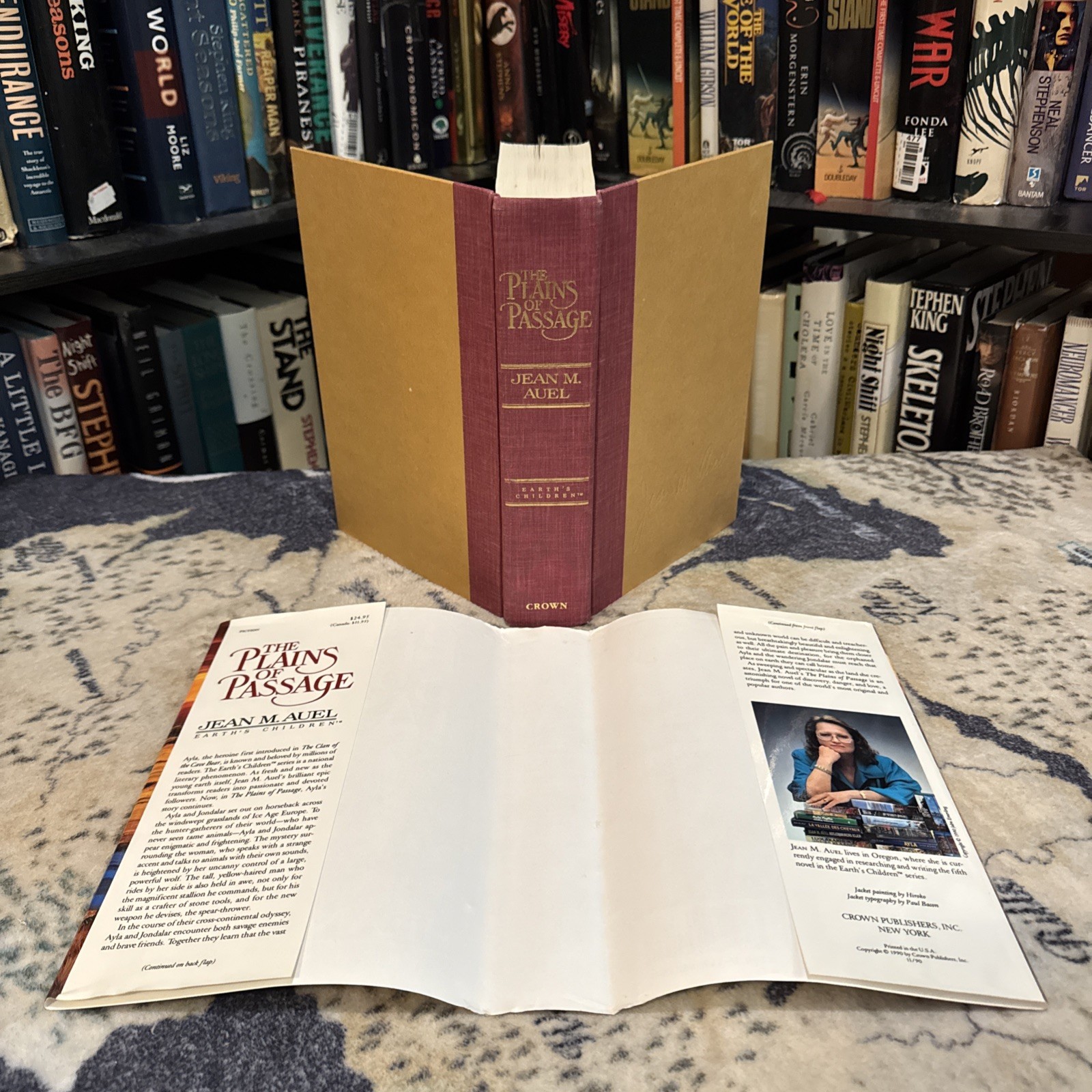 The Plains of Passage – Jean M. Auel (Hardcover) 1st/1st, Full-Sized, Cave Bear