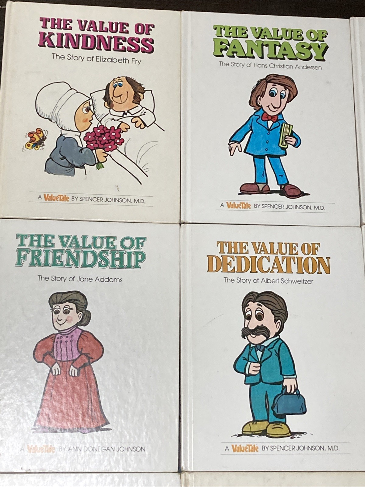 Value Tale Books 9 LOT Spencer Johnson MD Kids Books LOVE, HONESTY, KINDNESS LOT