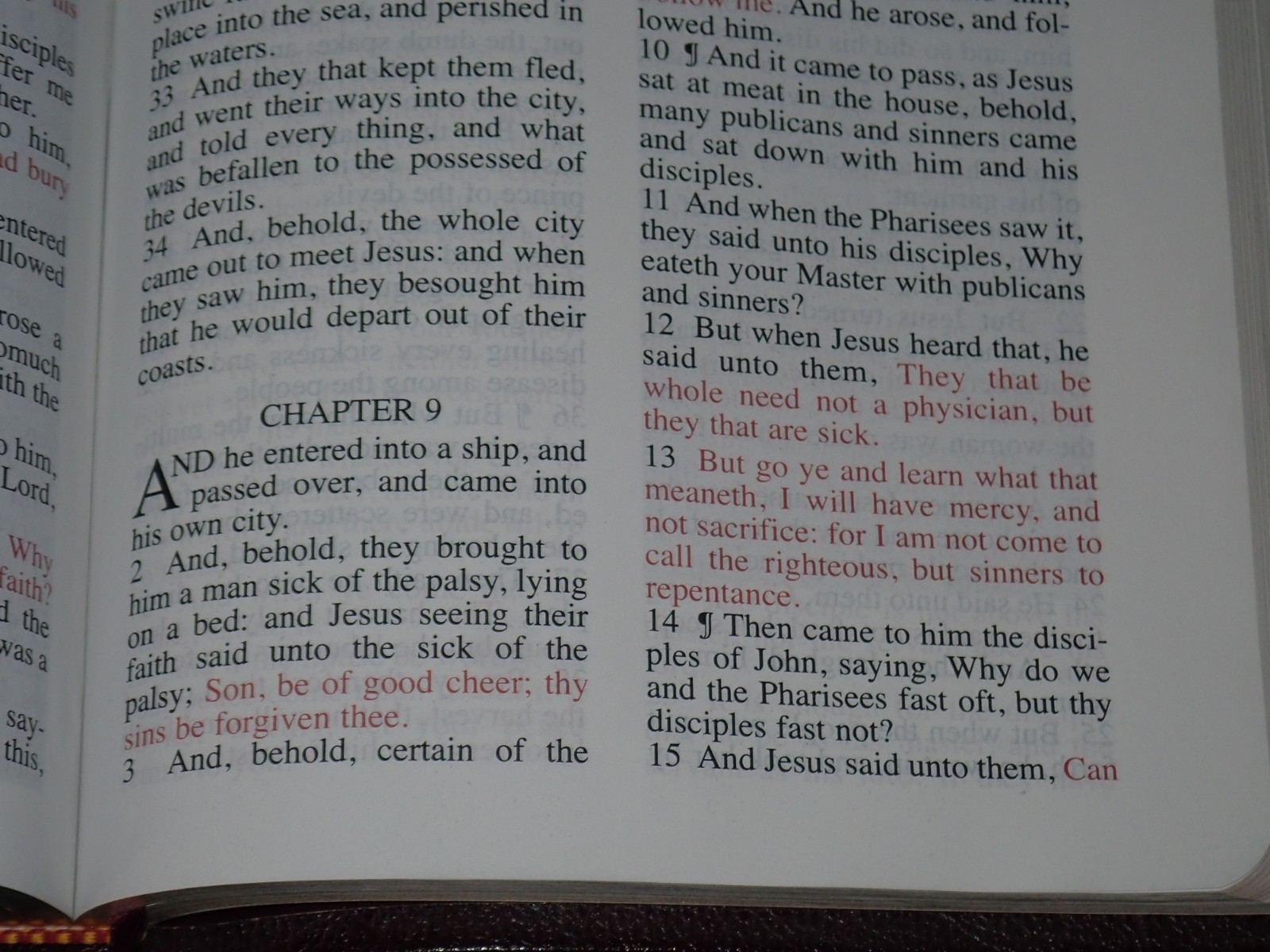 Jack Van Impe Prophecy Bible KJV 1999 Imitation Leather Red Letter Clean Pages