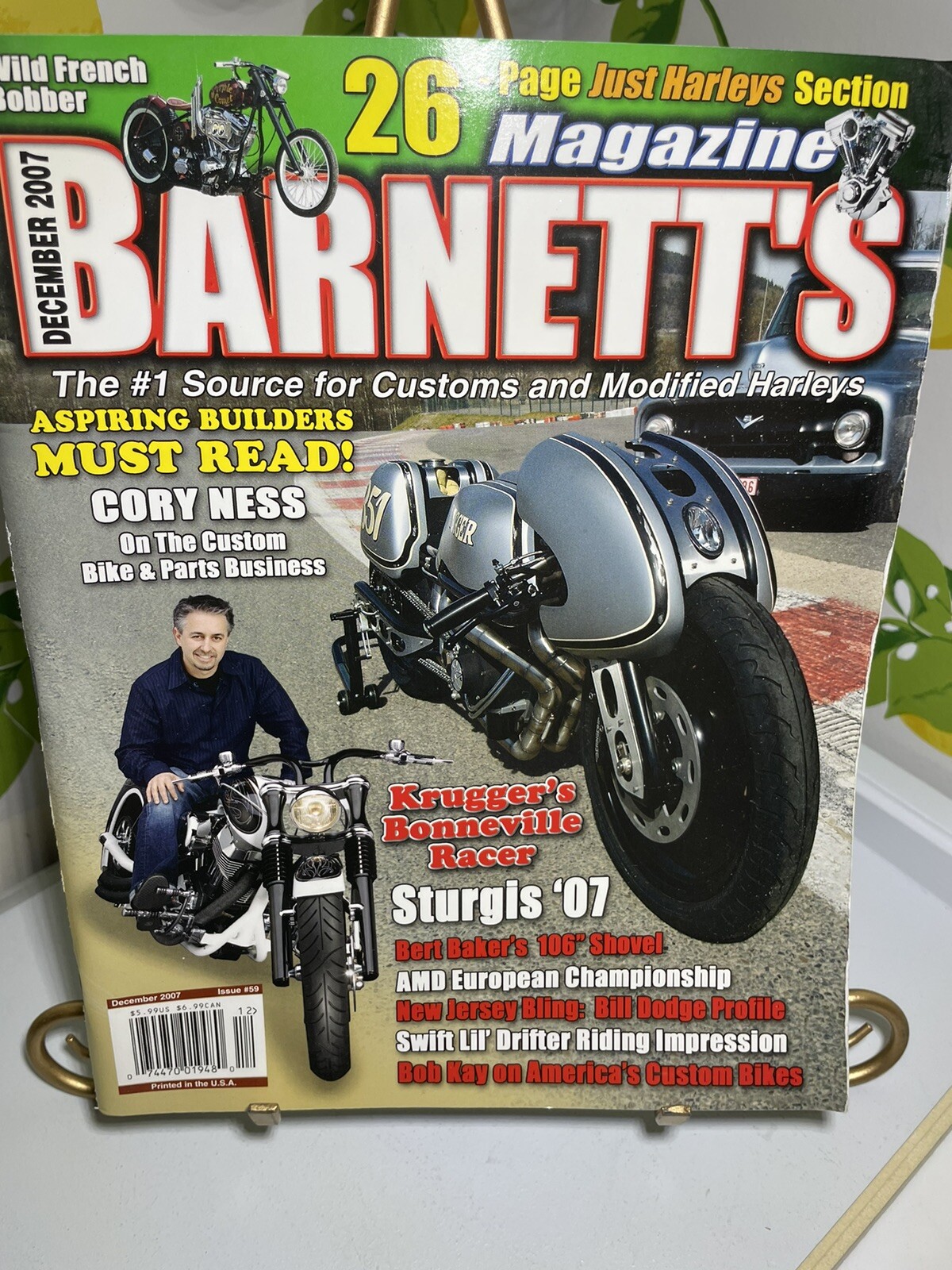 Barnett’s Magazine December 2007 Sturgis ‘07 26 Pages Of Just Harley’s