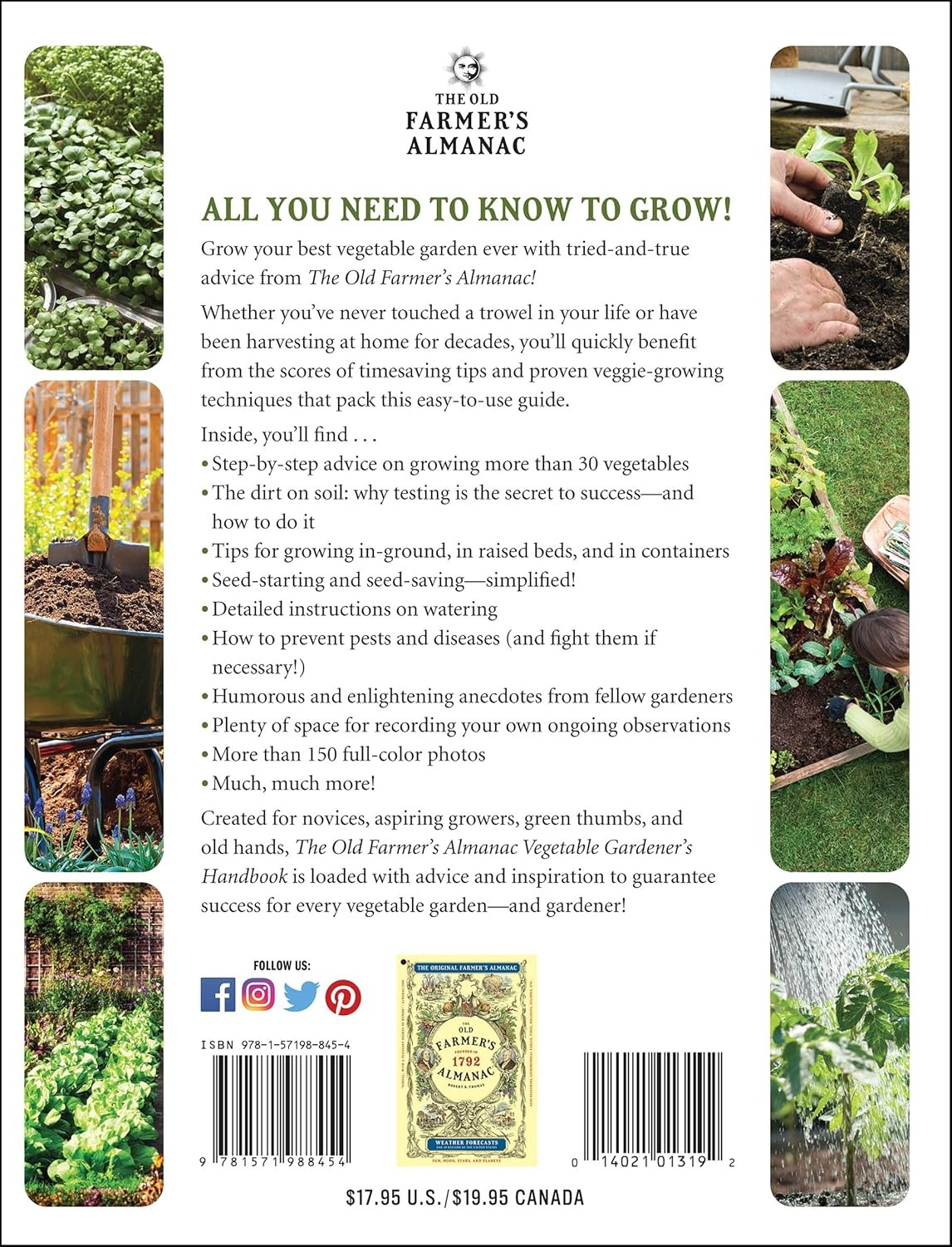 PLANTING VEGETABLE GARDENERS HANDBOOK Practical Gardening Tips Harvesting Guide