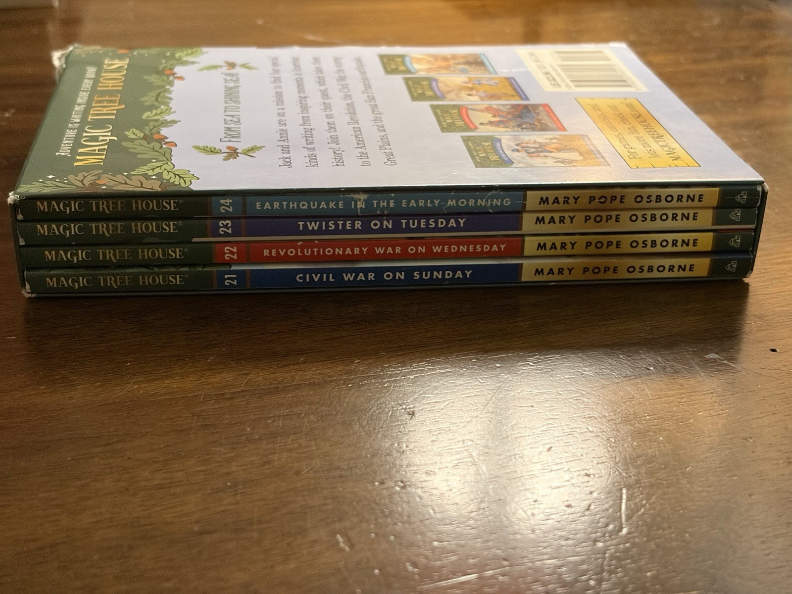 Magic Tree House Volumes 21-24 Boxed Set: American History Quartet – GOOD