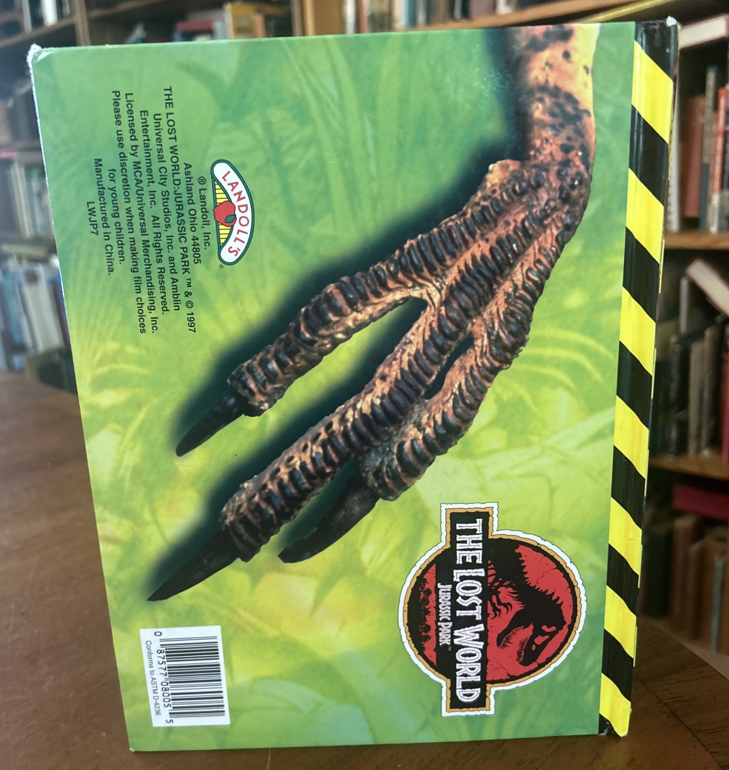 1997 JURASSIC PARK THE LOST WORLD HC Landoll’s POP UP Book