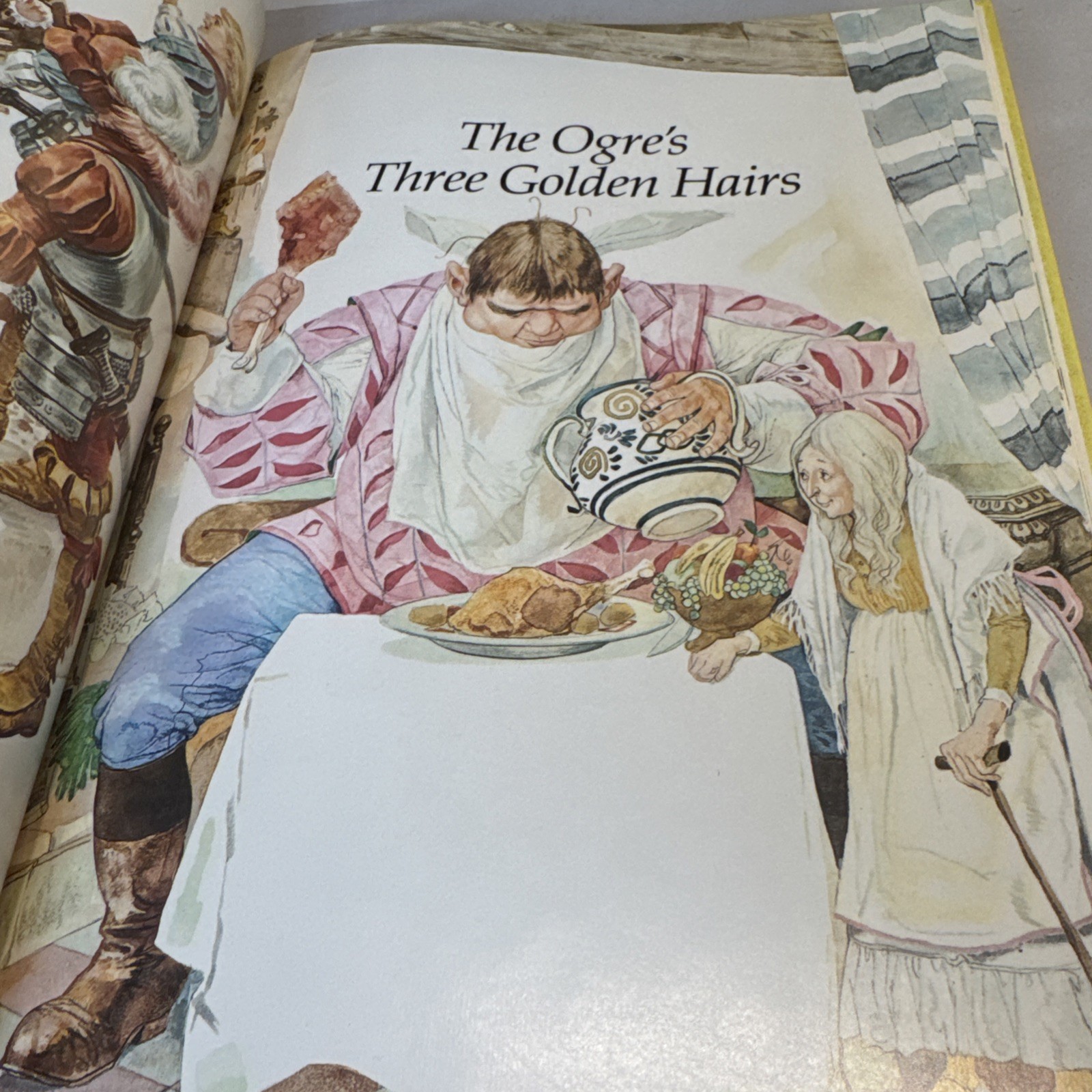 Vintage 1969 Storytime Treasury BLUEBEARD/ THE OGRES THREE GOLDEN HAIRS