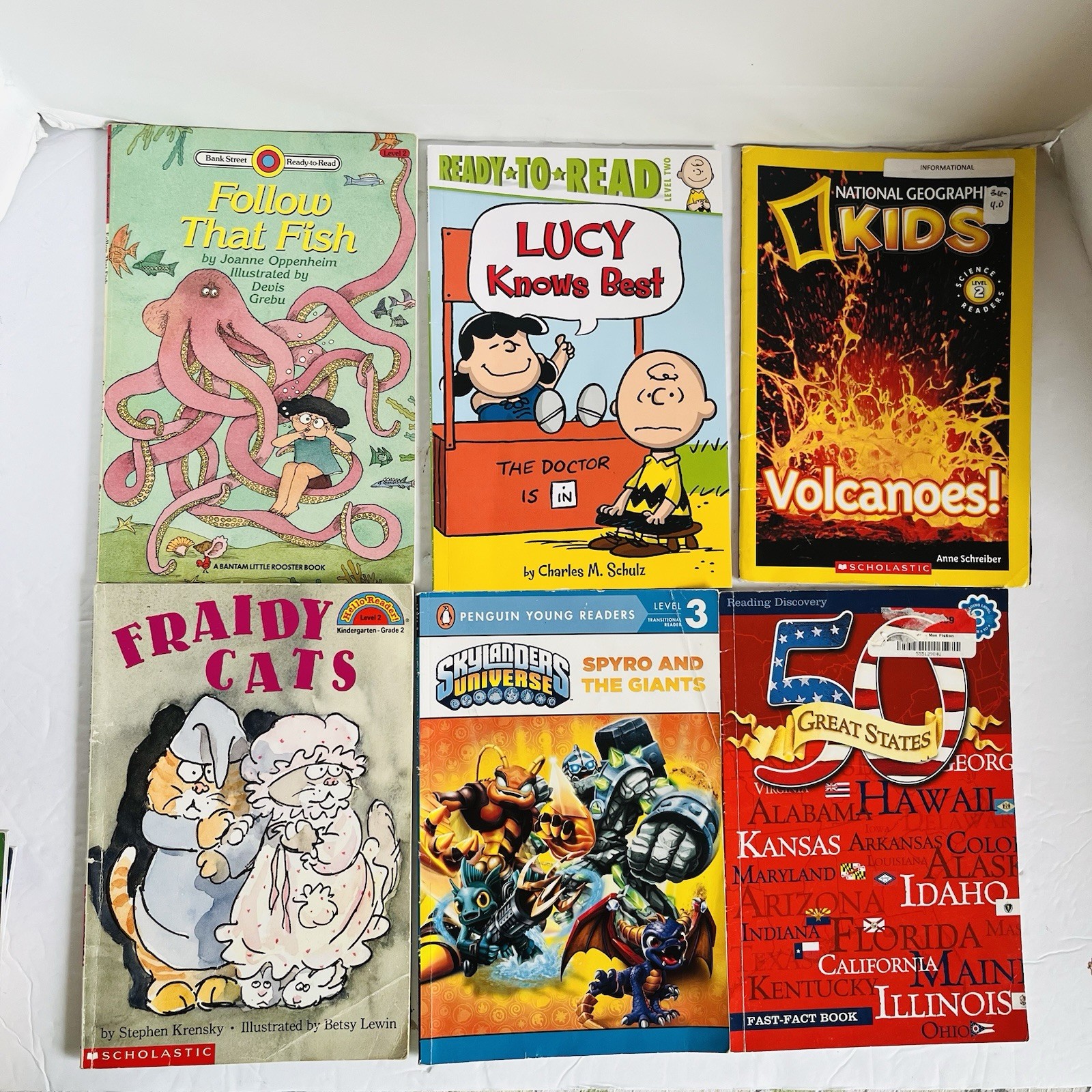Lot of 10 Beginning Reader Books Level 2-3 Step Into Reading I Can Read Mixed