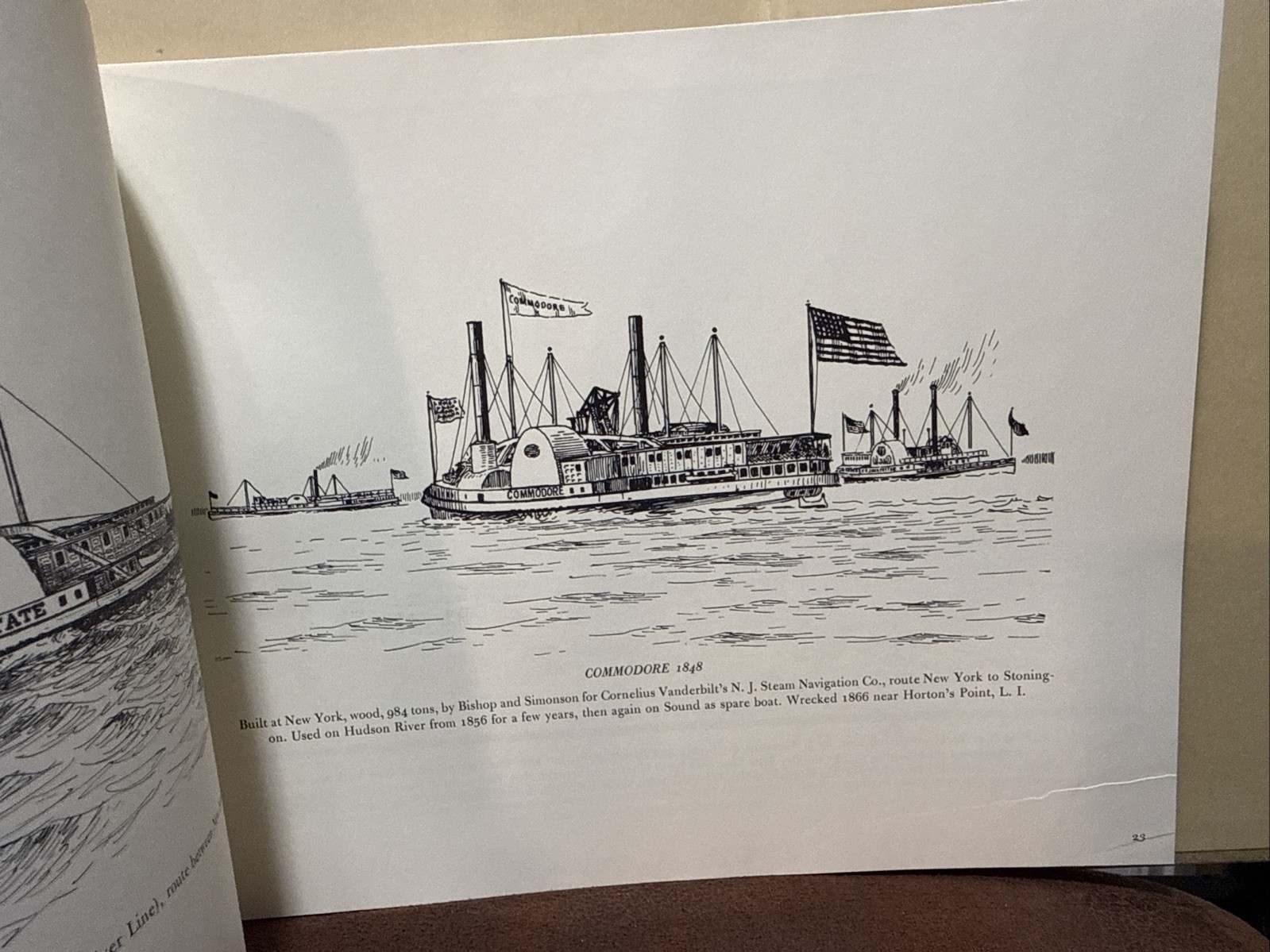 Long Island Sound And Narragansett Bay Steam Vessels – Drawings By Samuel Ward