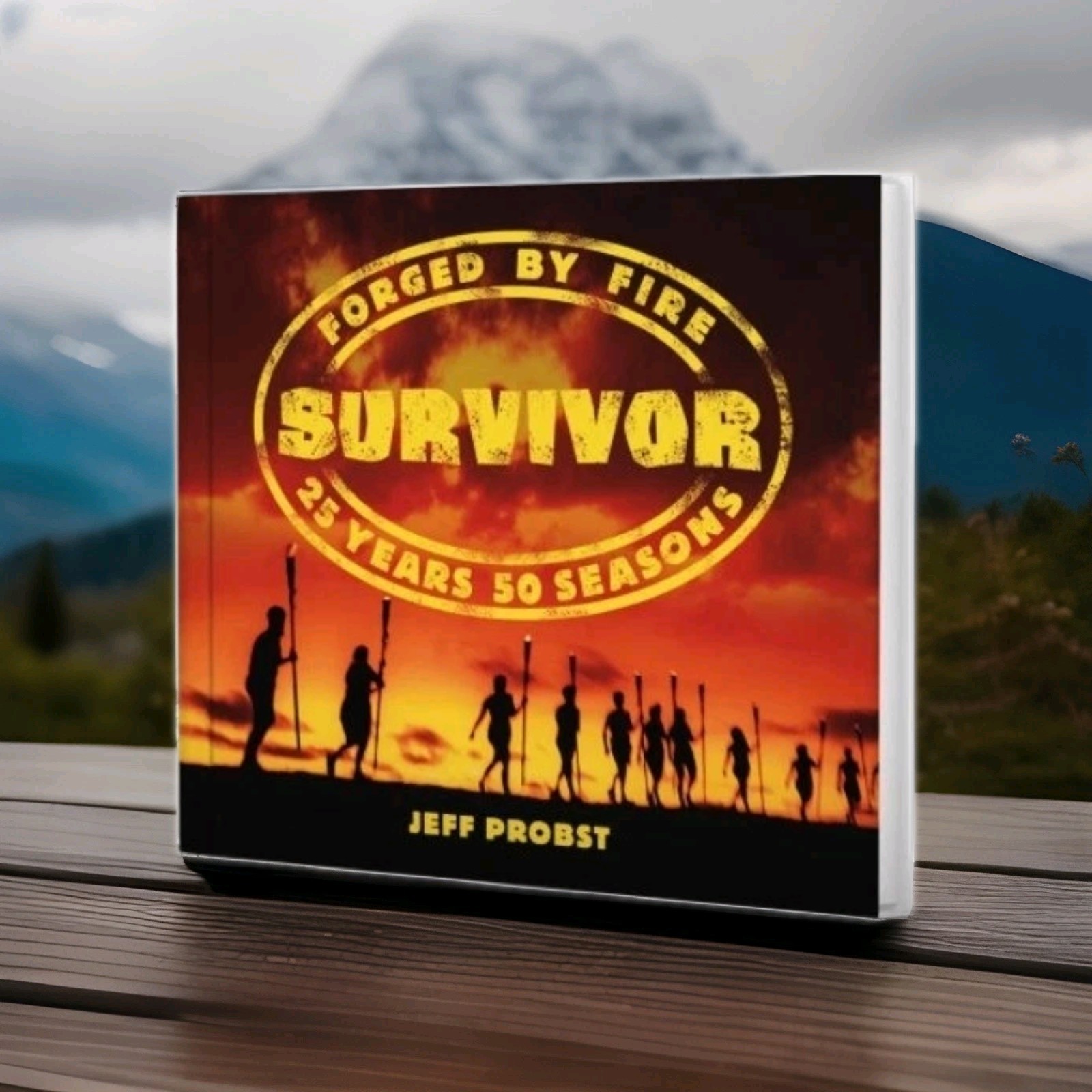 SURVIVOR Forged By Fire SIGNED 1st Edition Hardcover Book by Jeff Probst NEW