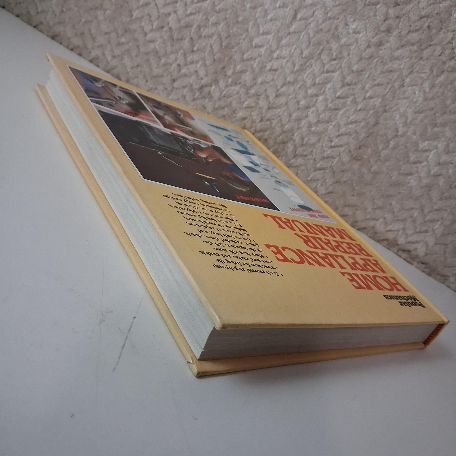 Vintage Popular Mechanics Home Appliance Repair Manual Hardcover 1981 DIY Guide