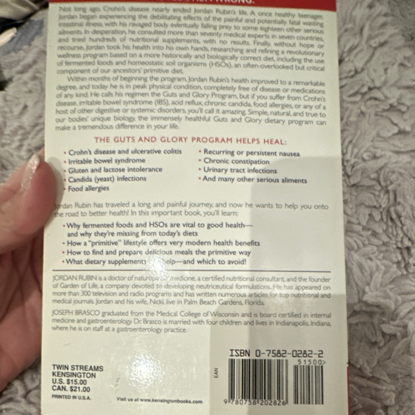Joseph Brasco Jordan Rubin Restoring Your Digestive Health Paperback 2003