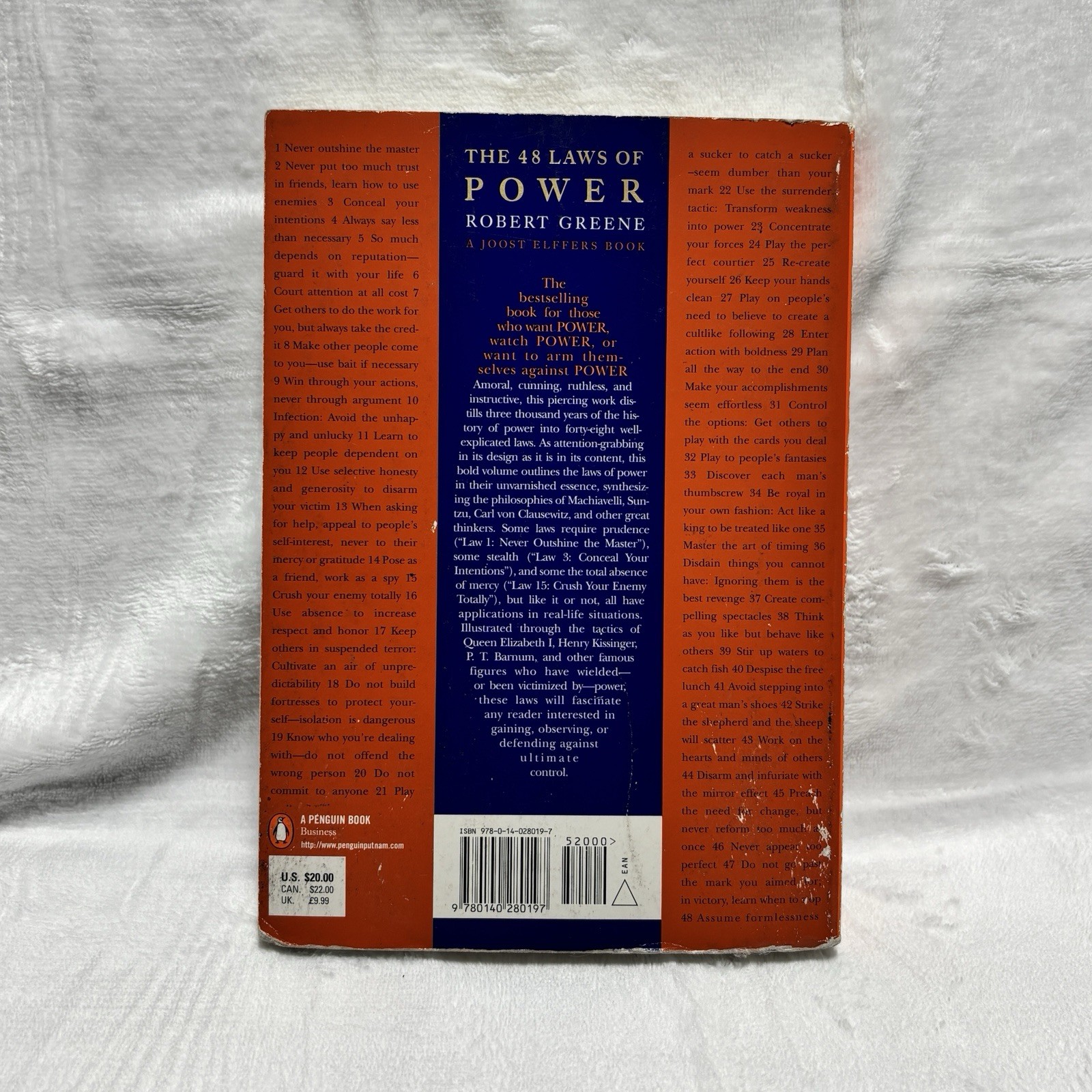 The 48 Laws of Power Robert Greene Paperback Penguin