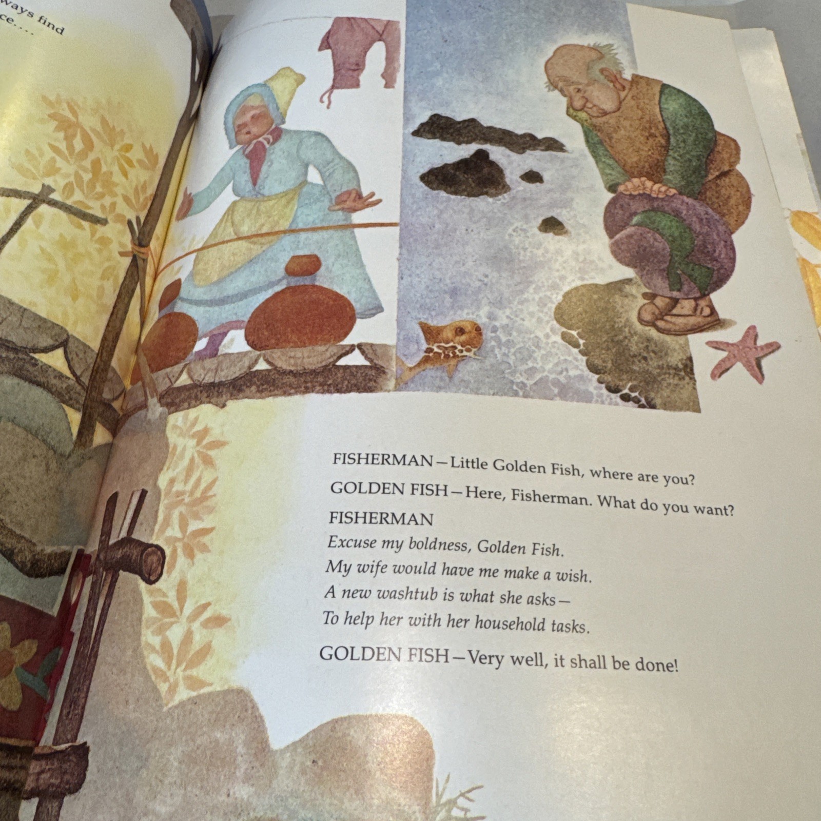 Vintage 1969 Storytime Treasury THE GOLDEN FISH/GOATHERD AND THE KINGS DAUGHTER