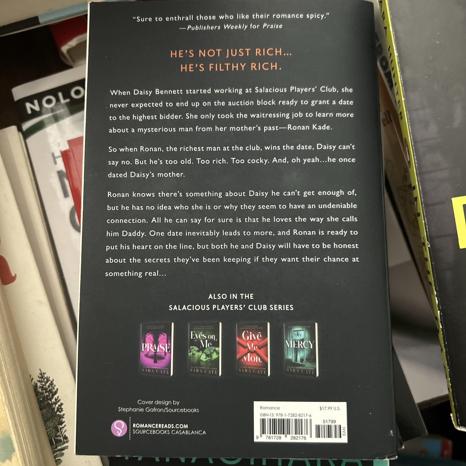 Highest Bidder (Salacious Players Club, 5) – Paperback By Cate, Sara – GOOD