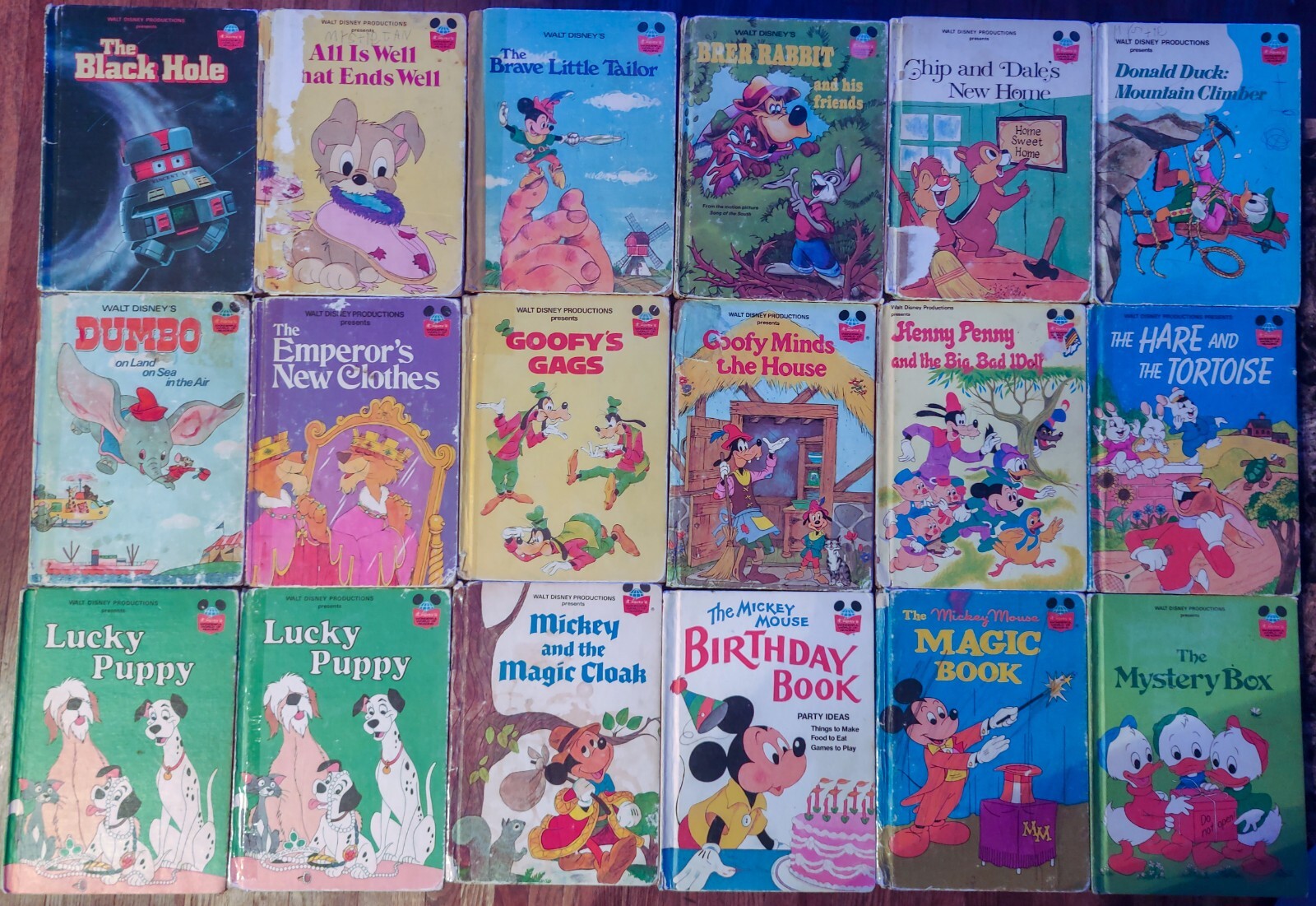Disney Wonderful World of Reading Grolier Random House HC Book Pick & Choose Lot
