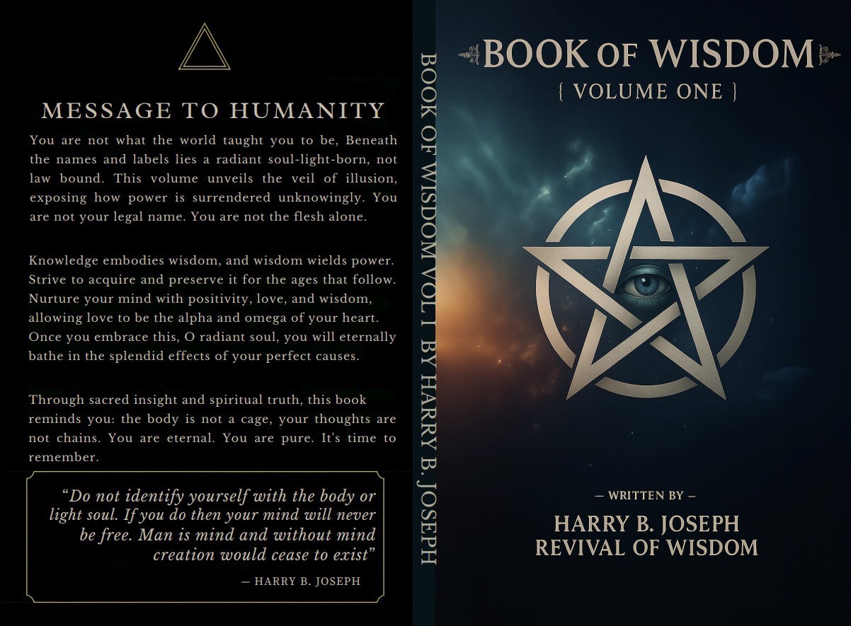 Book of Wisdom Volumes 1 & 2 by Harry B. Joseph (Limited Paperback Bundle)