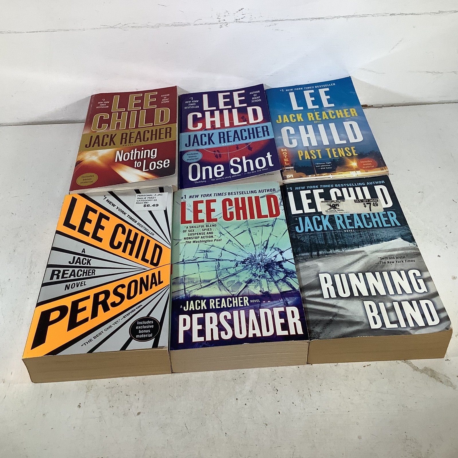 Lee Child Jack Reacher Complete Series 1-30 PB VG+