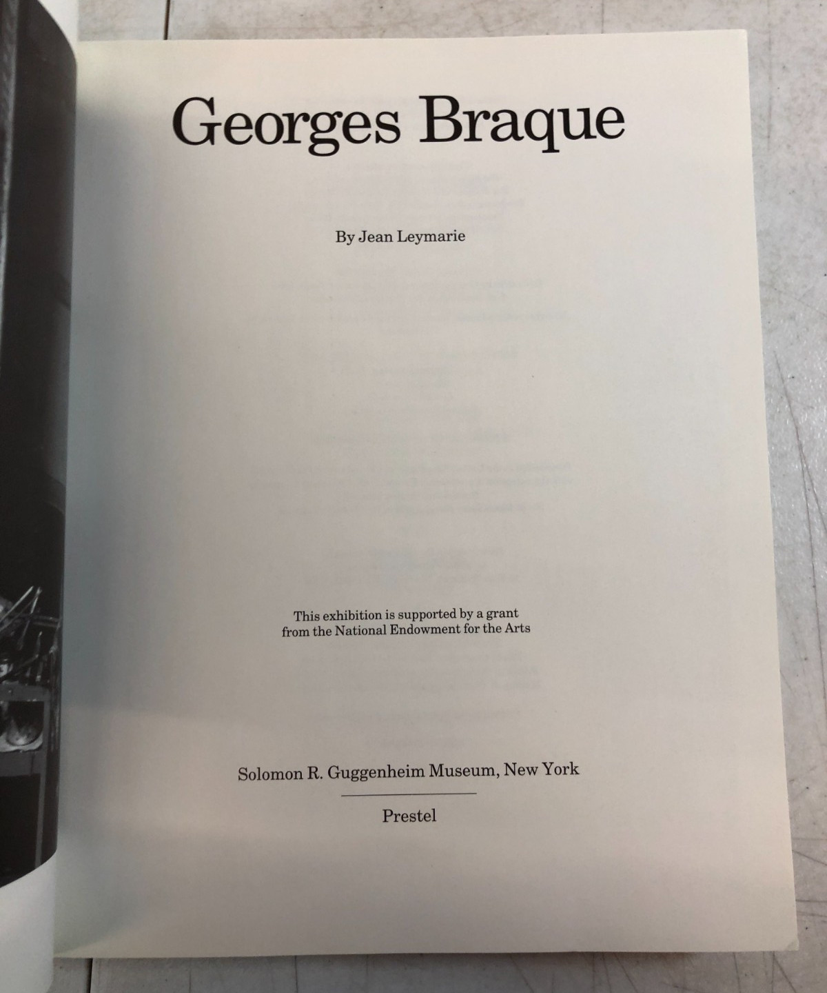 Georges Braque by Jean Leymarie 1988 E-41
