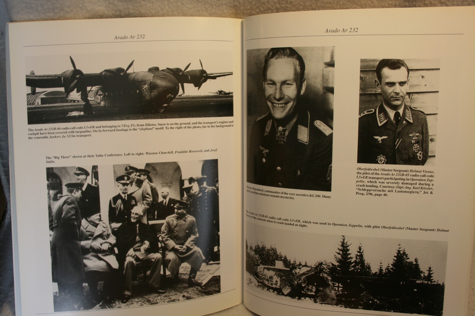 arado Ar 232 Combat Transport Schiffer Military book Very Good Condition