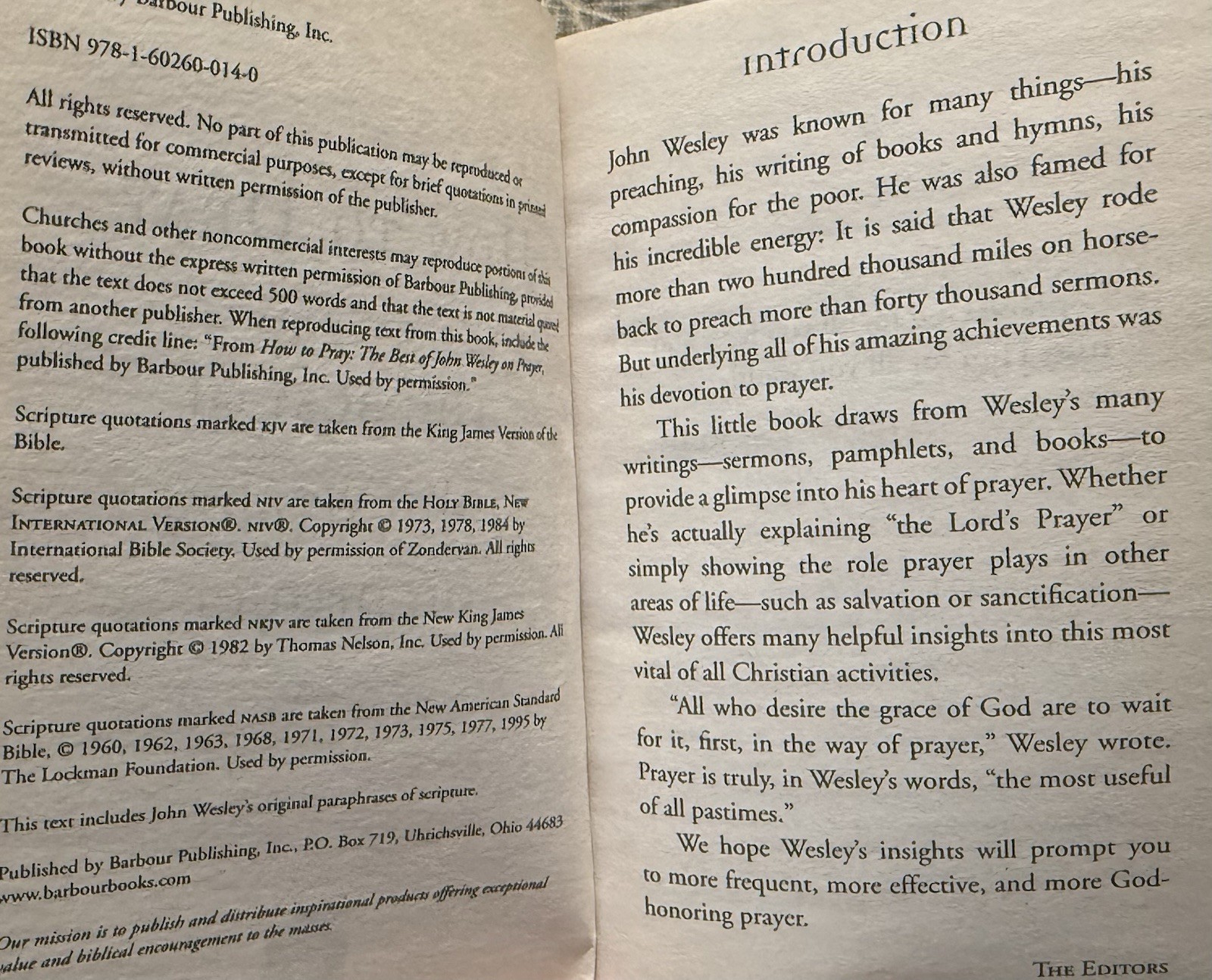 How to Pray: The Best of John Wesley on Prayer