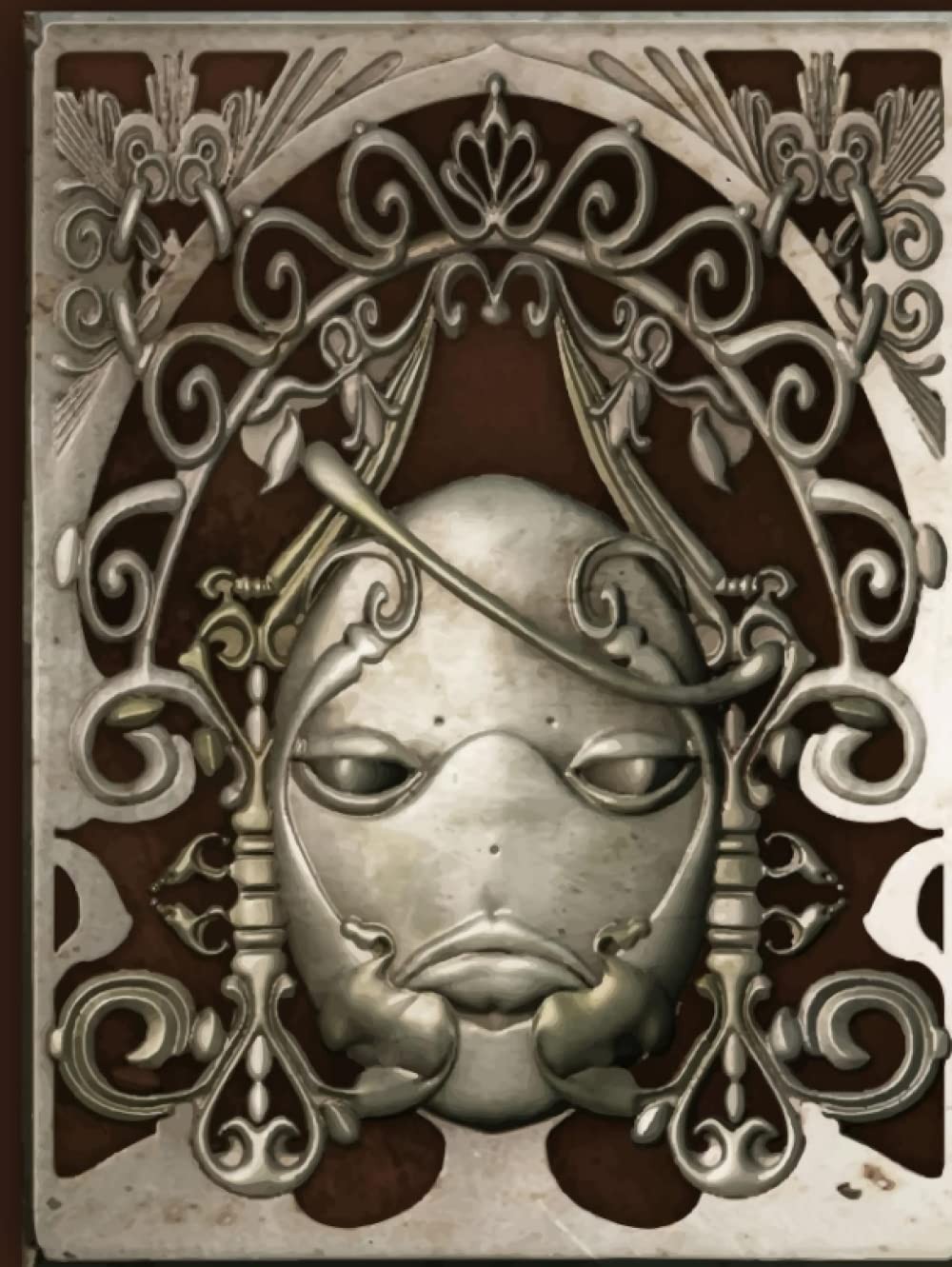 Grimoire Weiss Notebook ruled line 8.25×11“ Format 120 Pages similar to Gam…