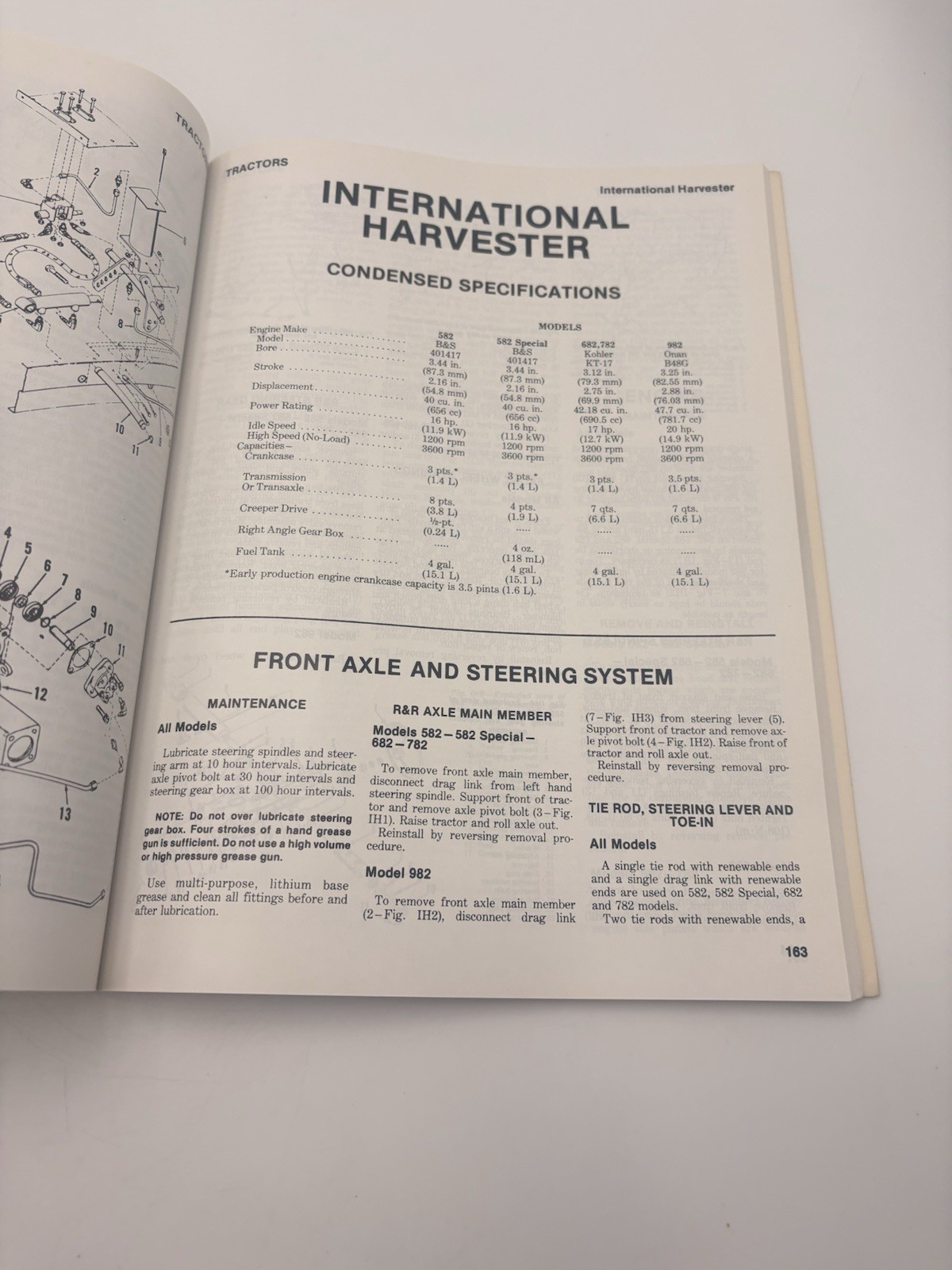 COMPACT TRACTOR SERVICE MANUAL TECHNICAL PUBLICATIONS BOOK VTG RARE