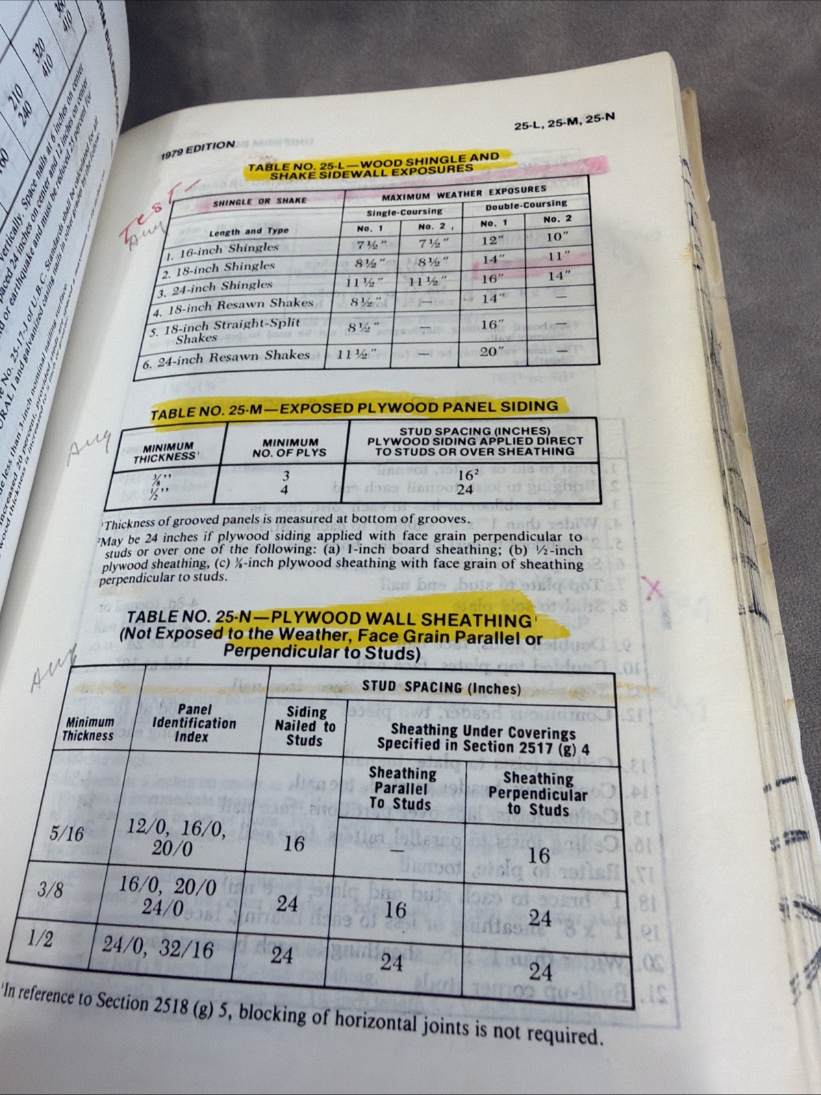 1979 Uniform Building Code ICBO Vintage Construction Contractor Manual