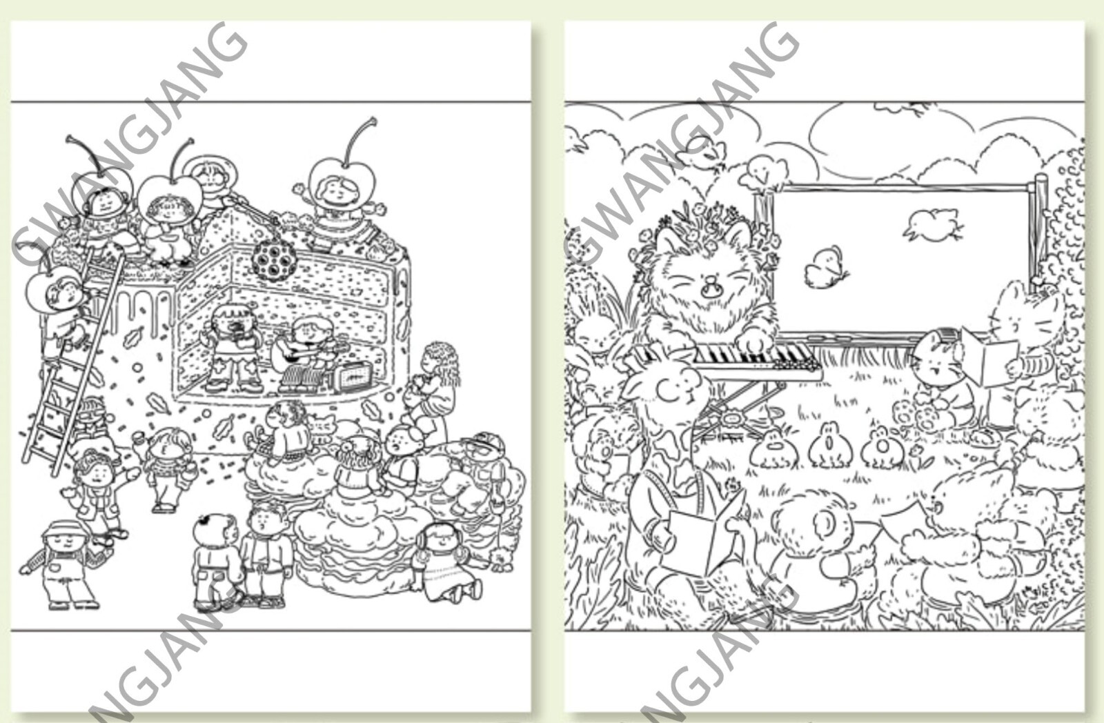 Minki’s Coloring Book Illustration Korea Fun Kpop Famous Legend Hot