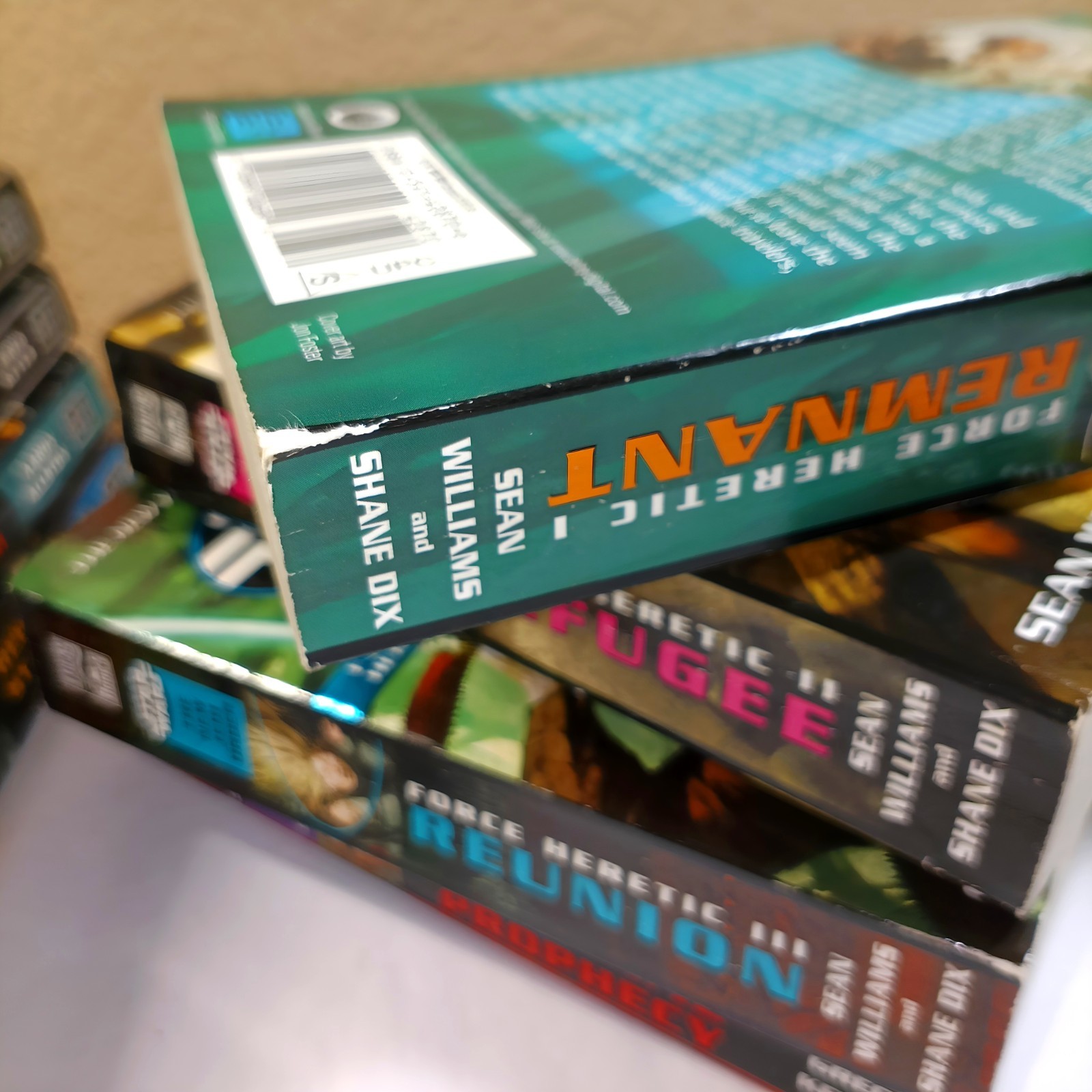 Lot of 9 Star Wars: The New Jedi Order Books; Paperback; Lucas Arts; Del Rey