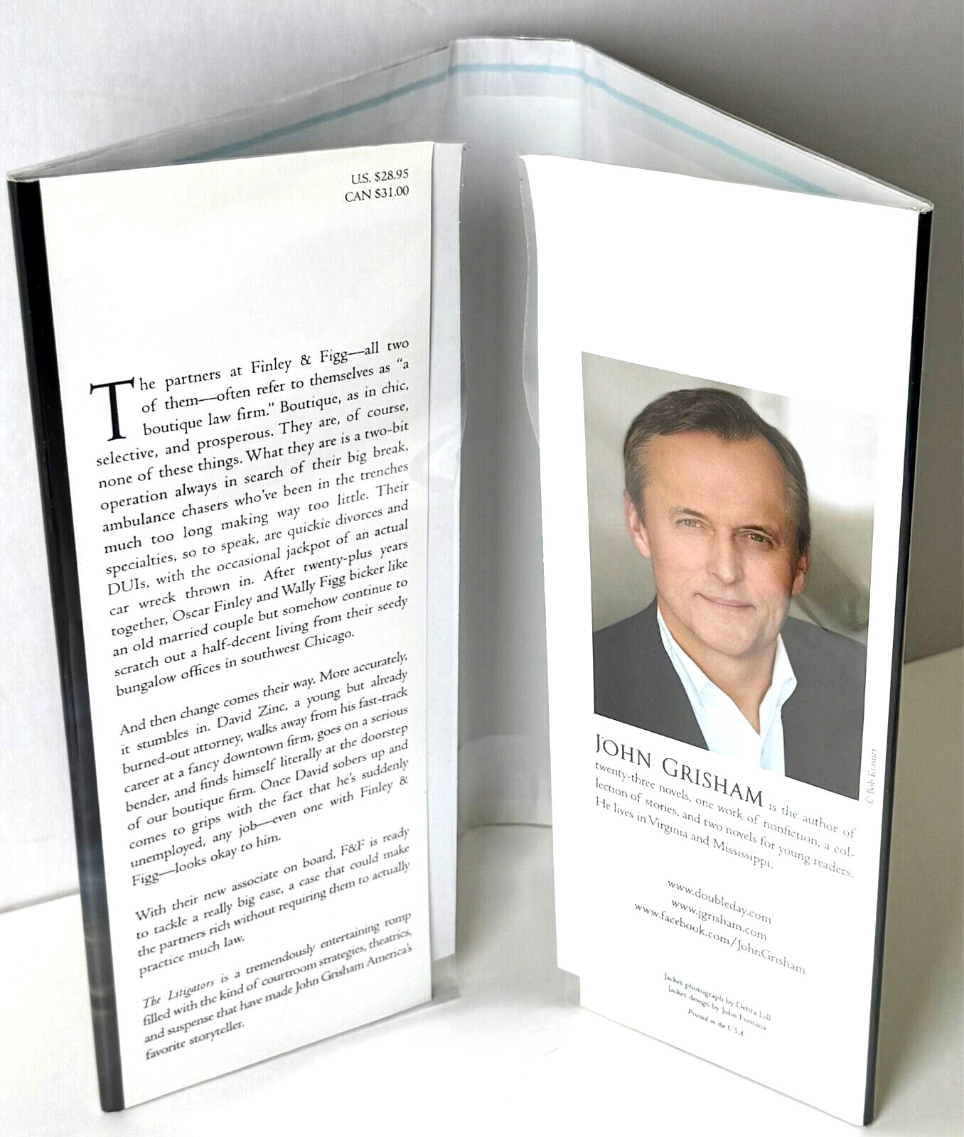 The Litigators SIGNED by John Grisham, 2011 HCDJ 1st ed 1st print Mylar, Fine