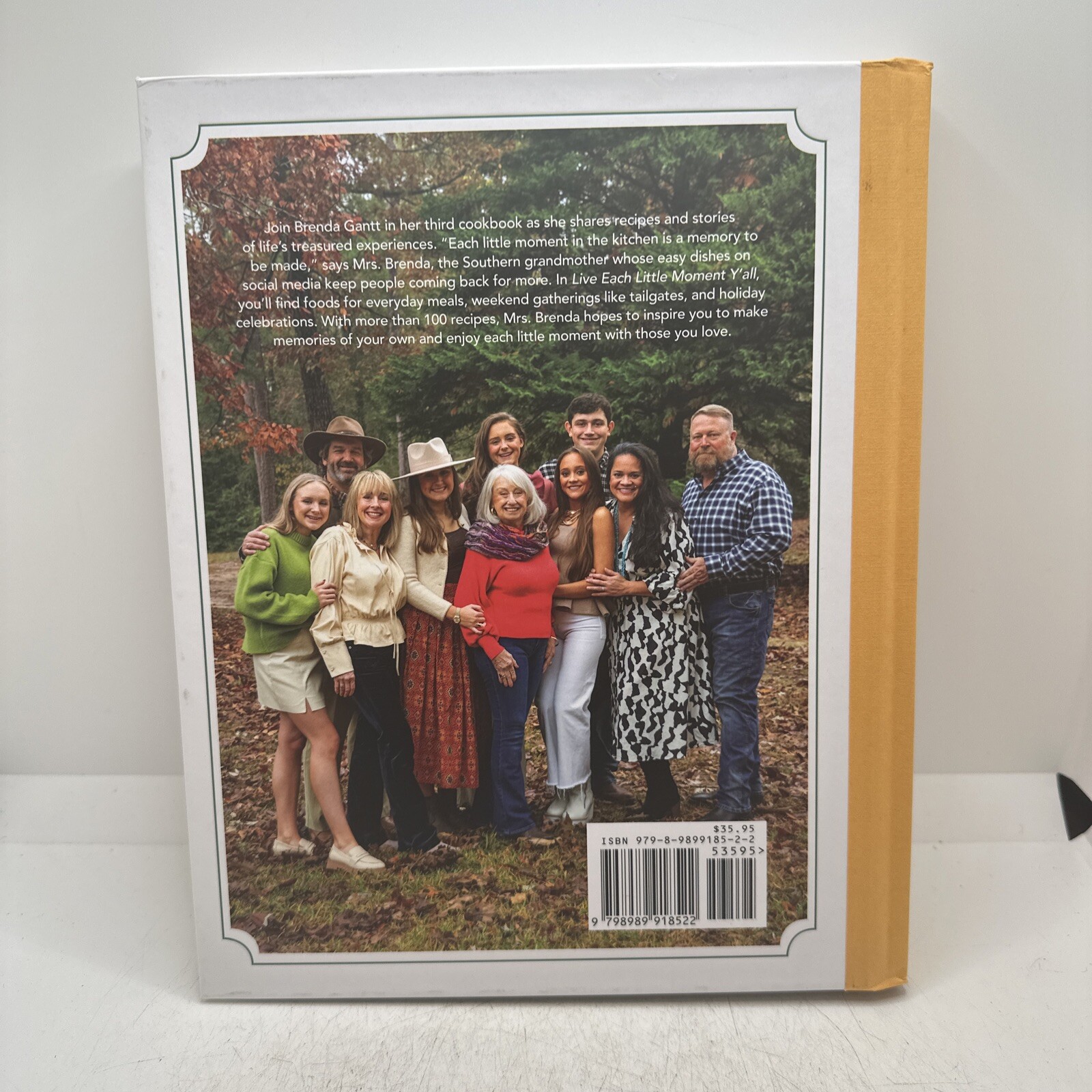 Brenda Gantt Cook Book Live Each Little Moment Y’all New First Edition In Hand