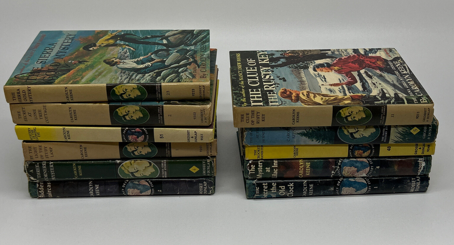 Lot Of 11 Nancy Drew Books Carolyn Keene Hardcover