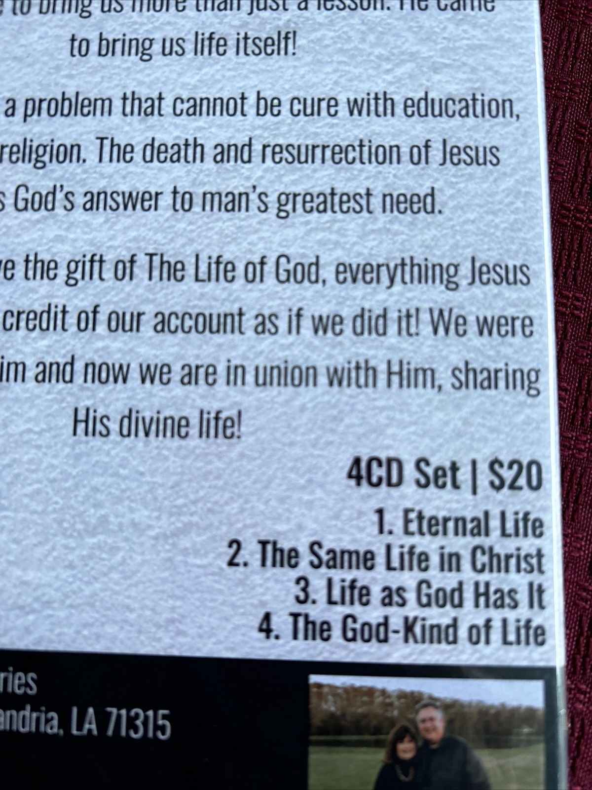 Life as God Has it (4 Cd set) + The New (book) ~ Mark Hankins Lot ~ NEW