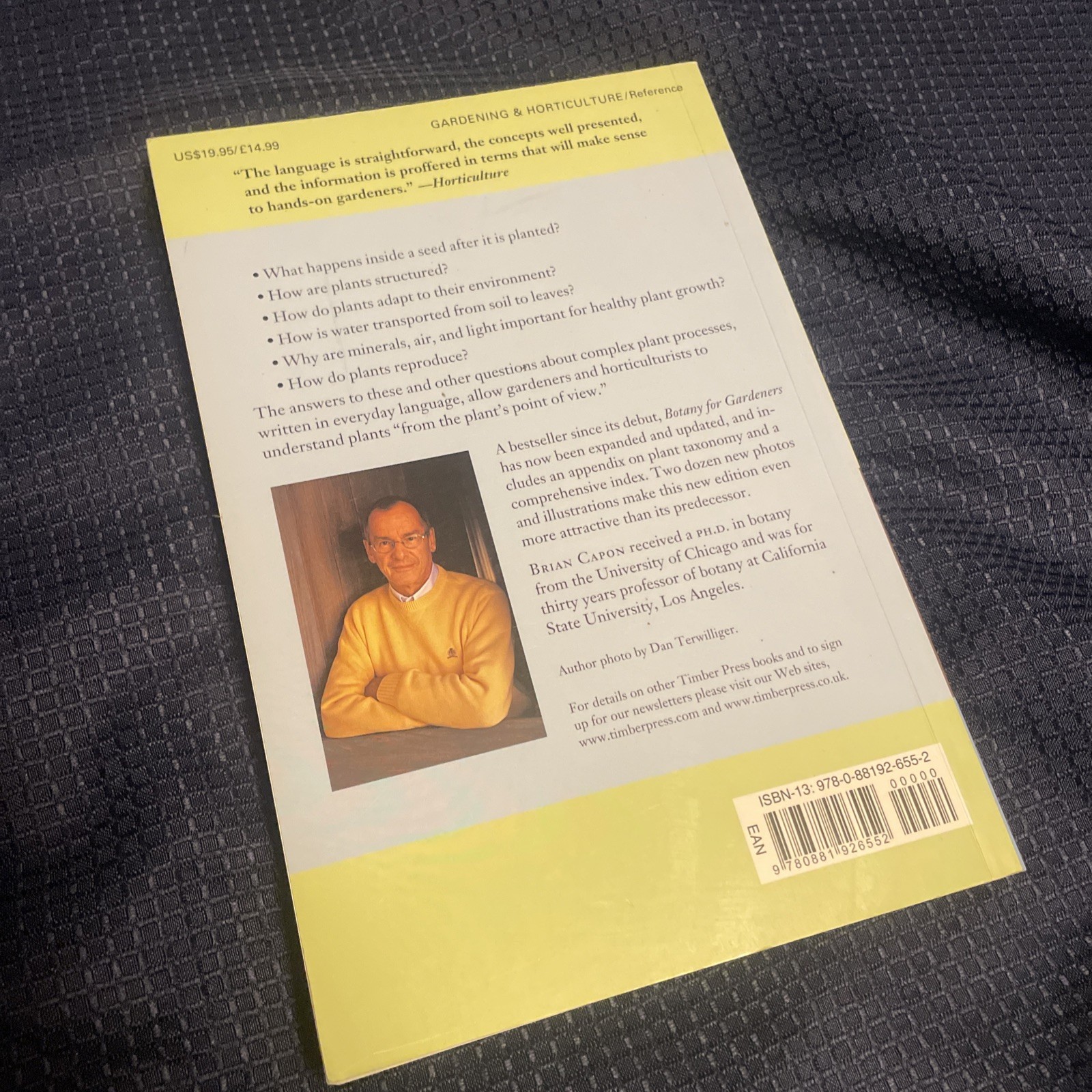 Botany for Gardeners by Brian Capon (2004, Trade Paperback)