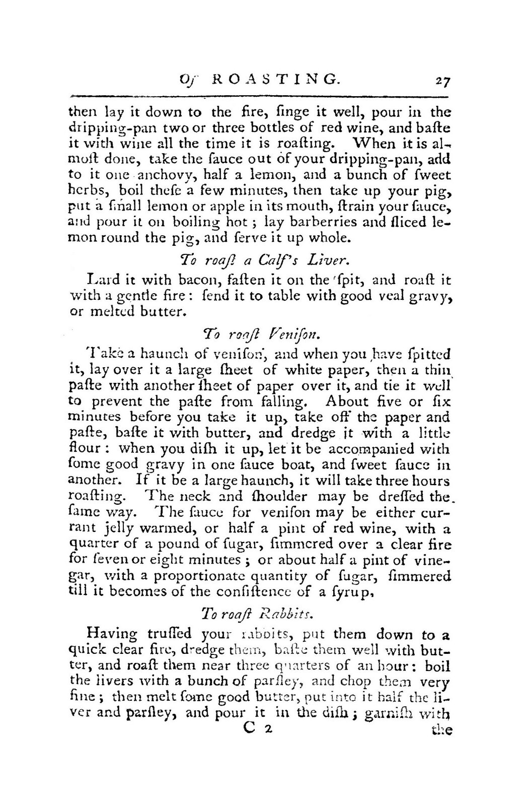 1780 The New Book Of Cookery Vintage Cook Book 97 Pages