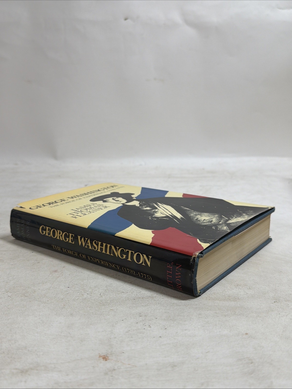 🏛️ George Washington by Flexner • 1965 HCDJ 1st Ed • Forge of Experience • Bio