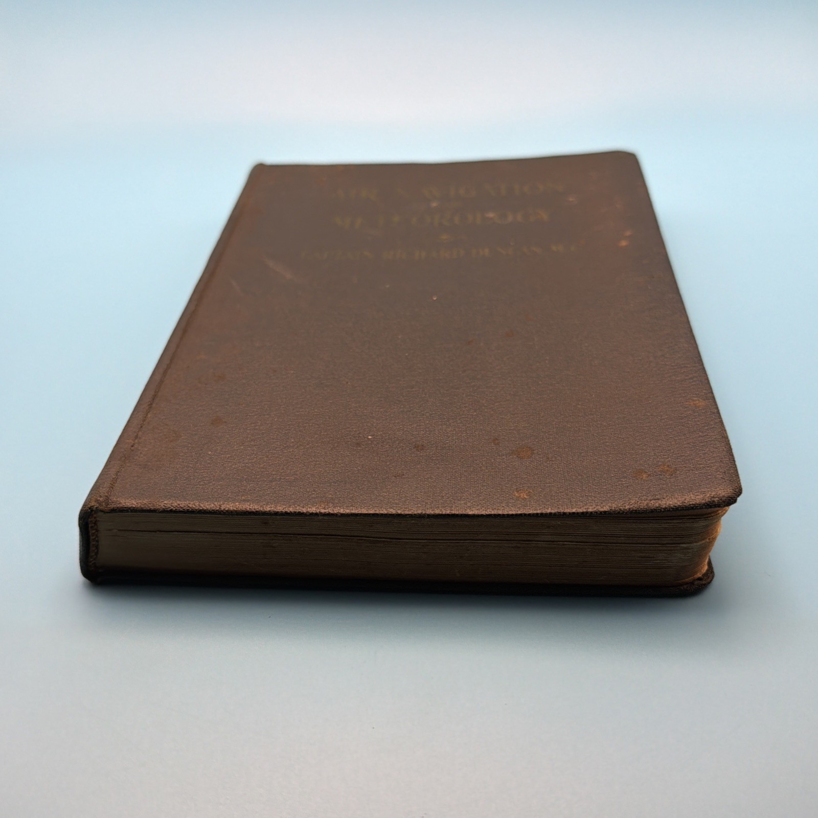 Air Navigation and Meteorology by Captain Richard Duncan – 3rd Ed. 1929 w/ Map