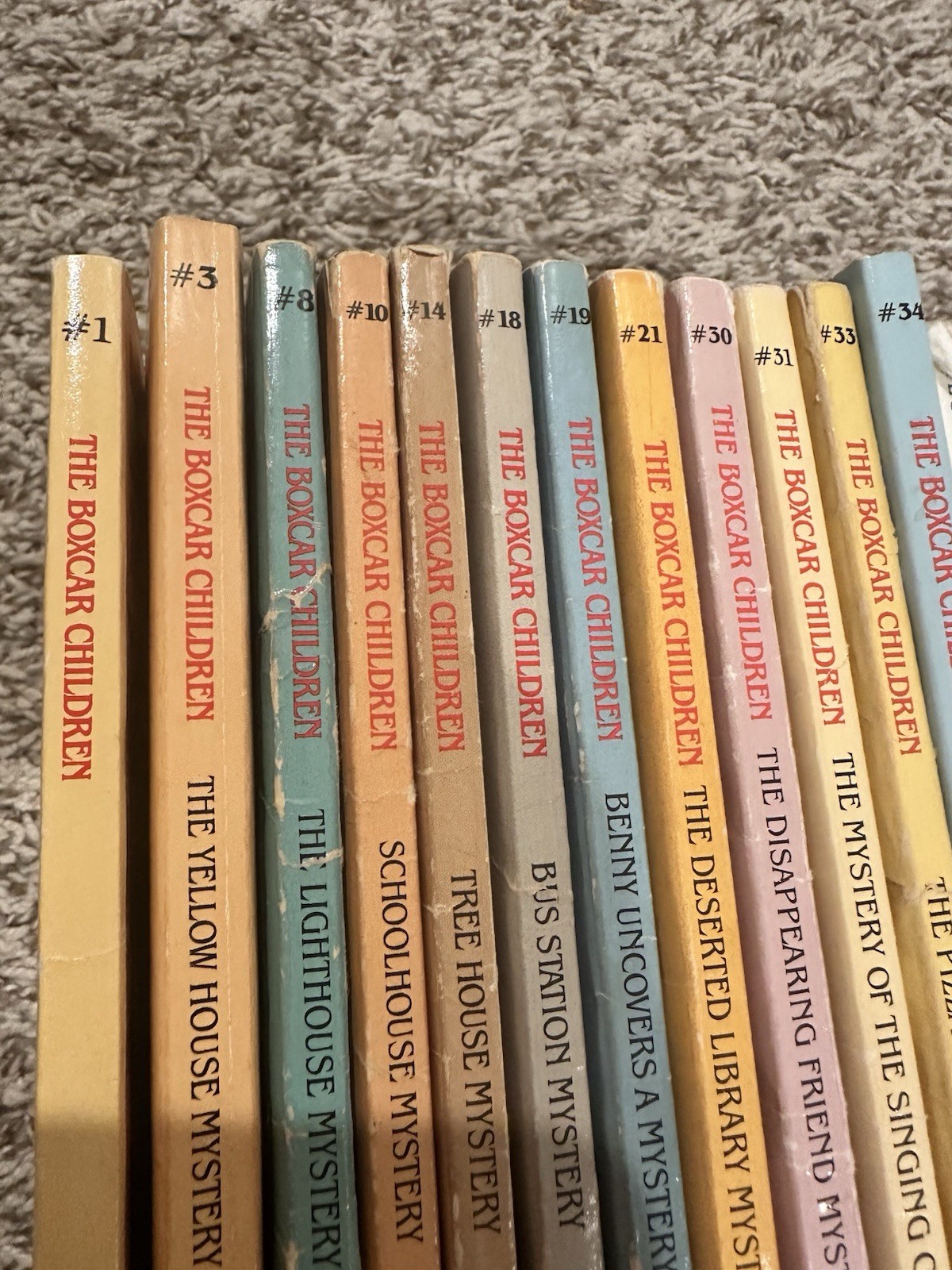 Vntg Boxcar Children Mysteries Lot 15 Books Gertrude Chandler Warner Set PB HC