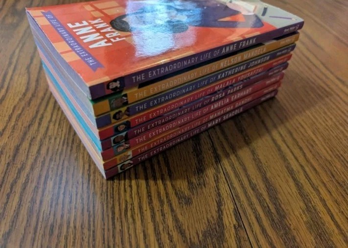The Extraordinary Life of…Biography Series by Kane Miller Set F 8 Books