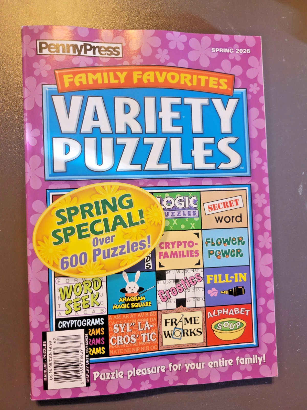 Family Favorite Variety Puzzles by Penny Press – Spring Special – 600+ Puzzles!