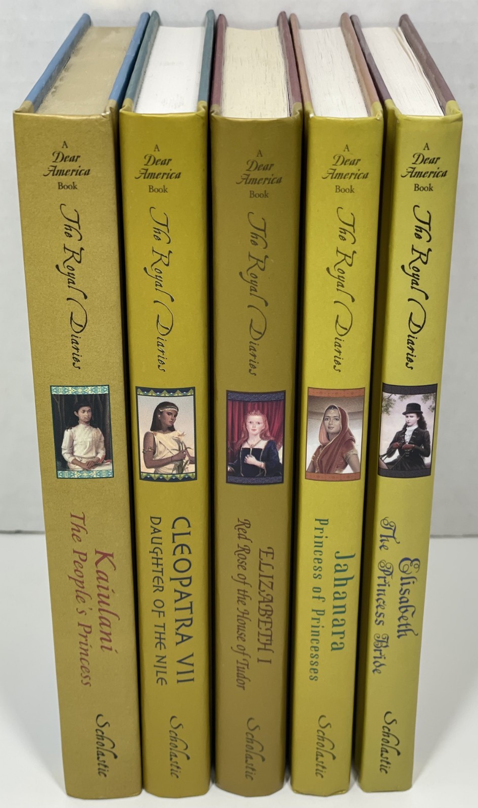 The Royal Diaries Book Lot Scholastic – Kaiulani Jahanara Elizabeth Cleopatra V