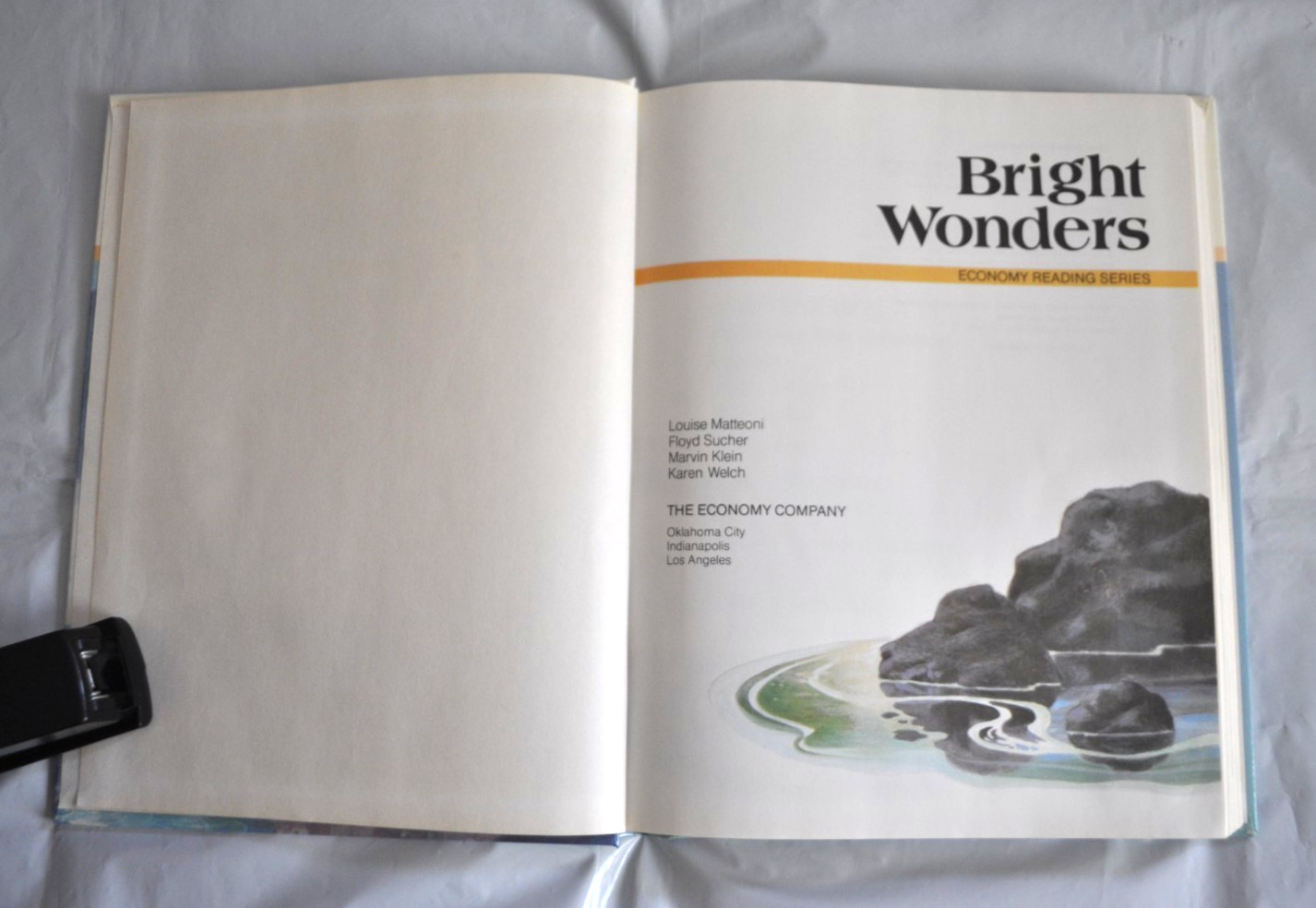 Bright Wonders Economy Reading Series 1986 Lv. K 3-2 Matteoni Sucher Klein Welch