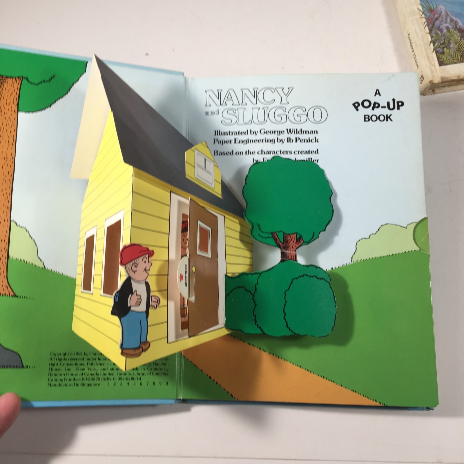 Pop-Up Books Lot of 3 Random House-Some parts missing Nancy & Sluggo, Star Wars