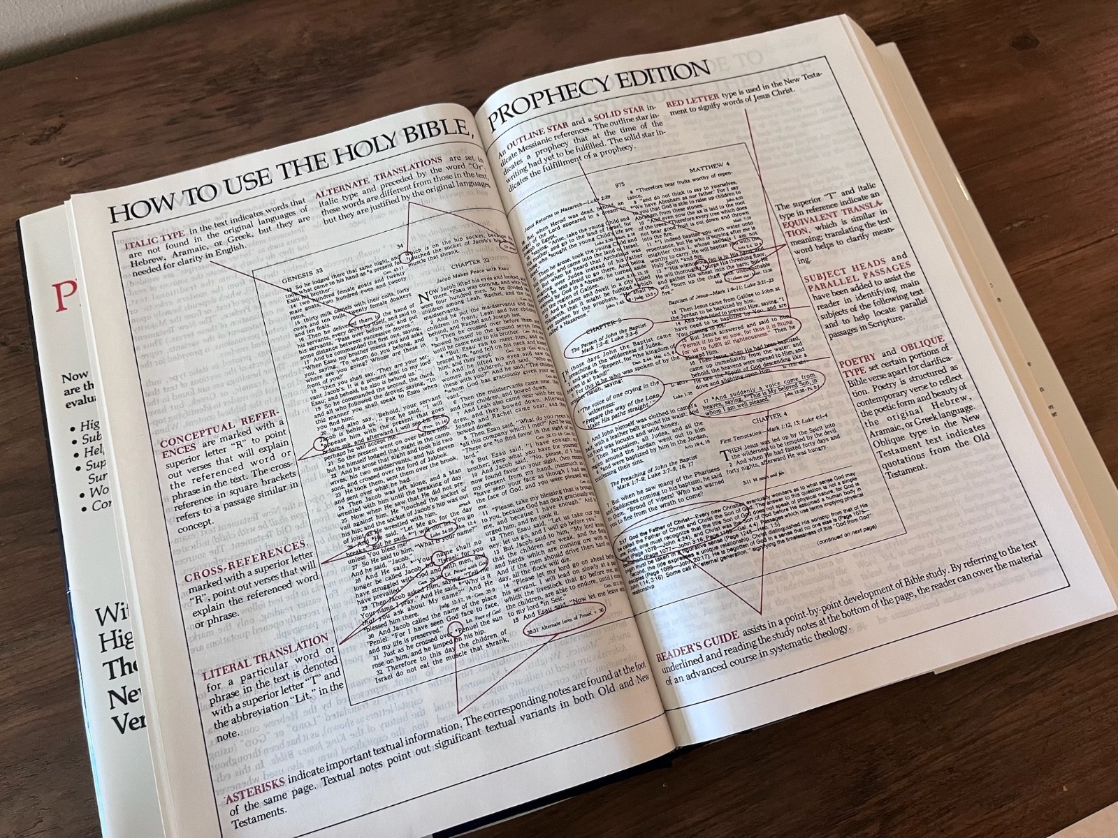 The Prophecy Edition Bible NKJV – 1985 Nelson – 403HC – Like New